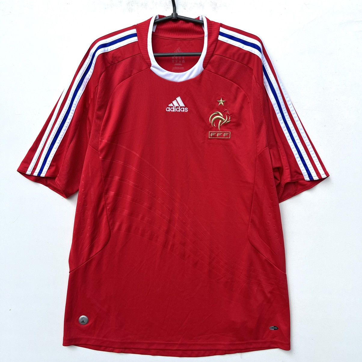 Adidas France 2008 2009 Football Jersey Soccer Shirt Adidas Size US XL / EU 56 / 4 - 1 Thumbnail