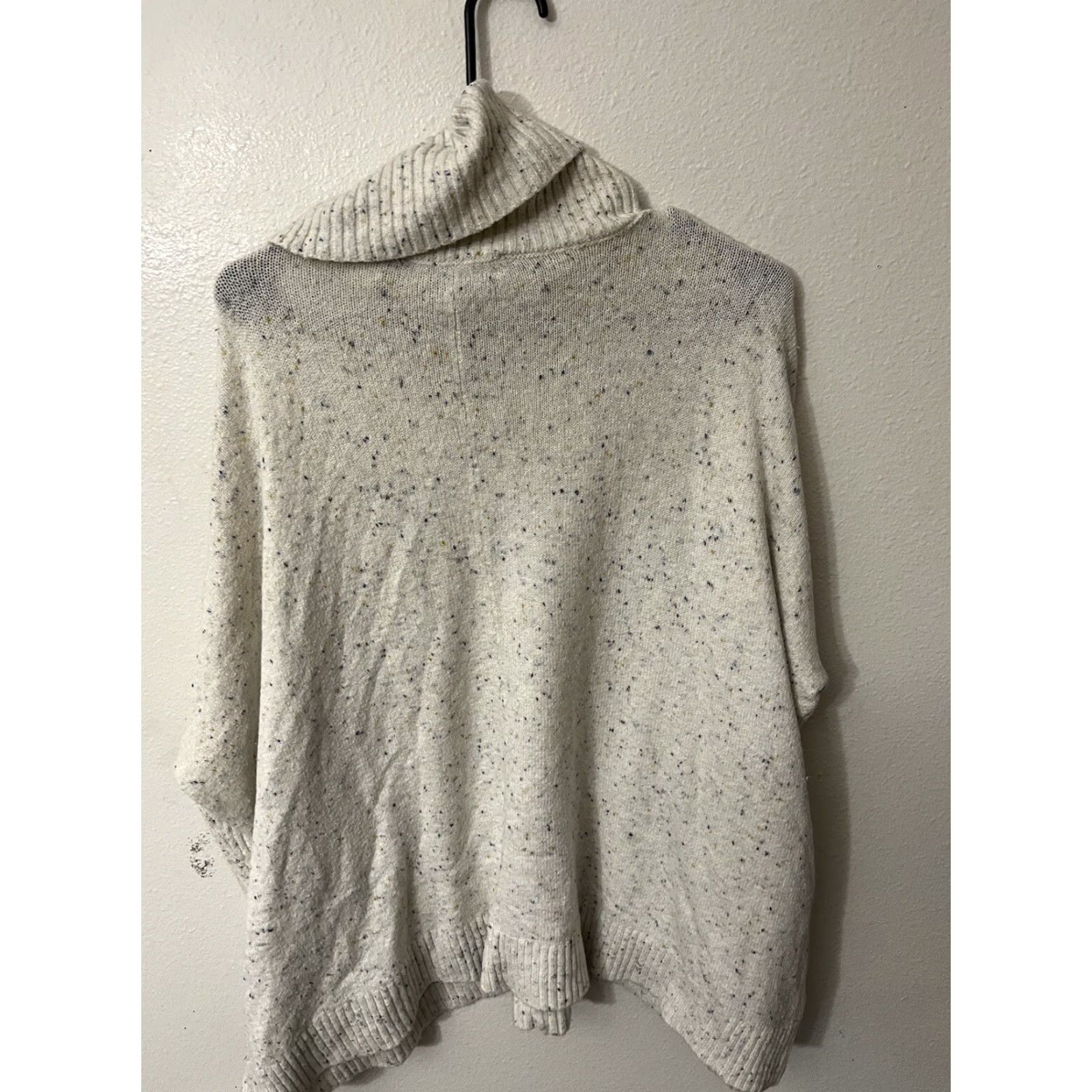 Loft LOFT Ivory Knit Pullover Sweater Womens Small Long Sleeve Dolman Pocketless City Classic Size S / US 4 / IT 40 - 3 Thumbnail