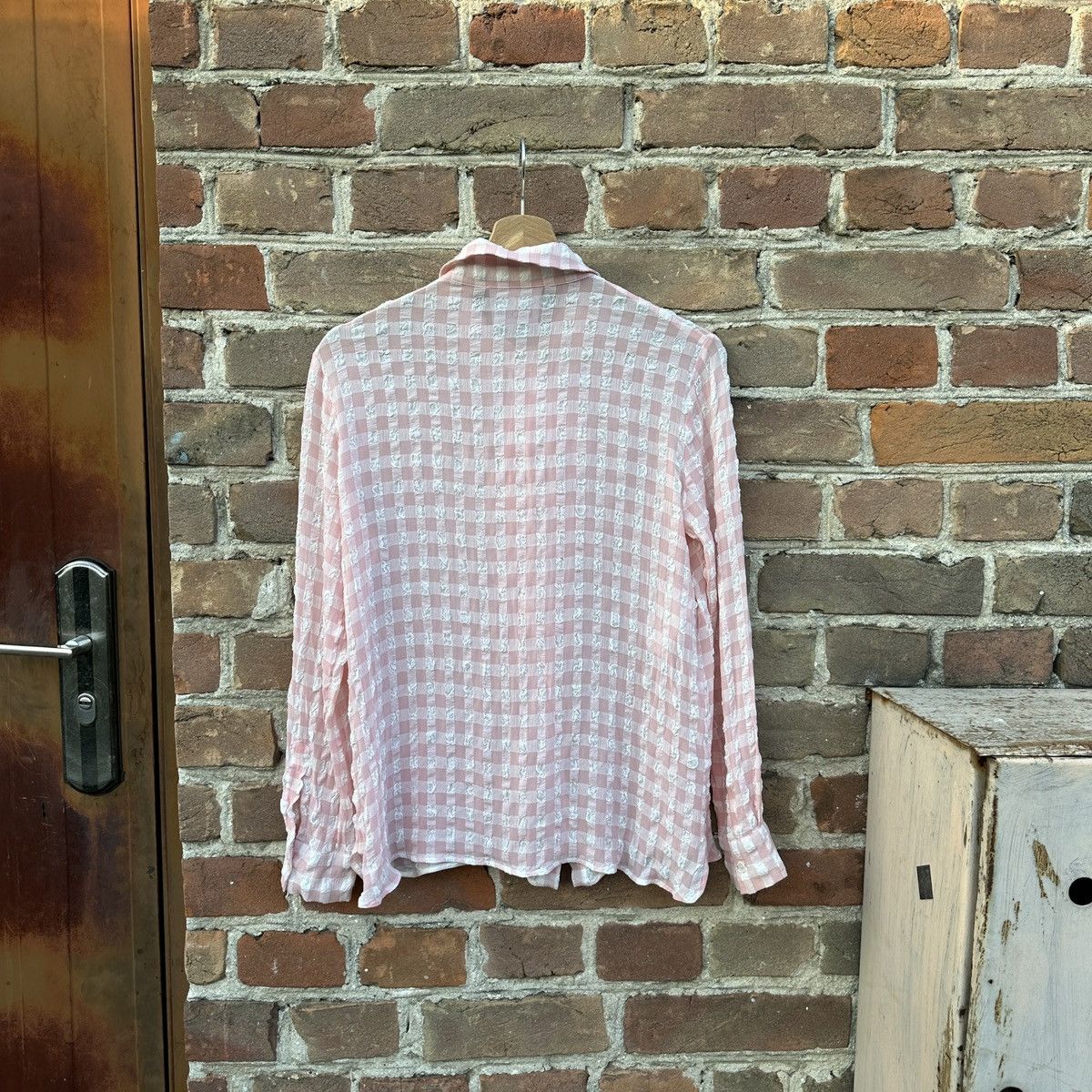 Boutique Moschino Boutique Moschino Ruffle Button Up Shirt Frill Vintage Rare Size M / US 6-8 / IT 42-44 - 4 Thumbnail