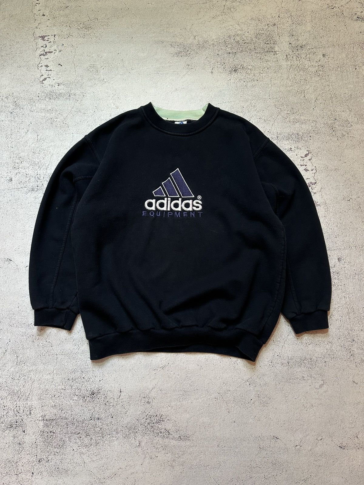 Adidas × Vintage Adidas Equipment Vintage Sweatshirt Size US L / EU 52-54 / 3 - 3 Thumbnail
