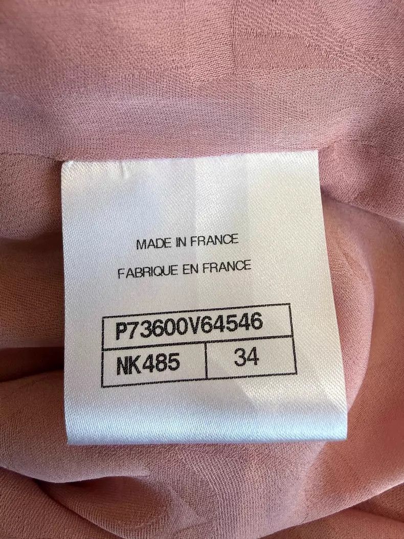 Chanel Chanel Pink wool double-breasted jacket Size XXS / US 00 / IT 34 - 6 Thumbnail