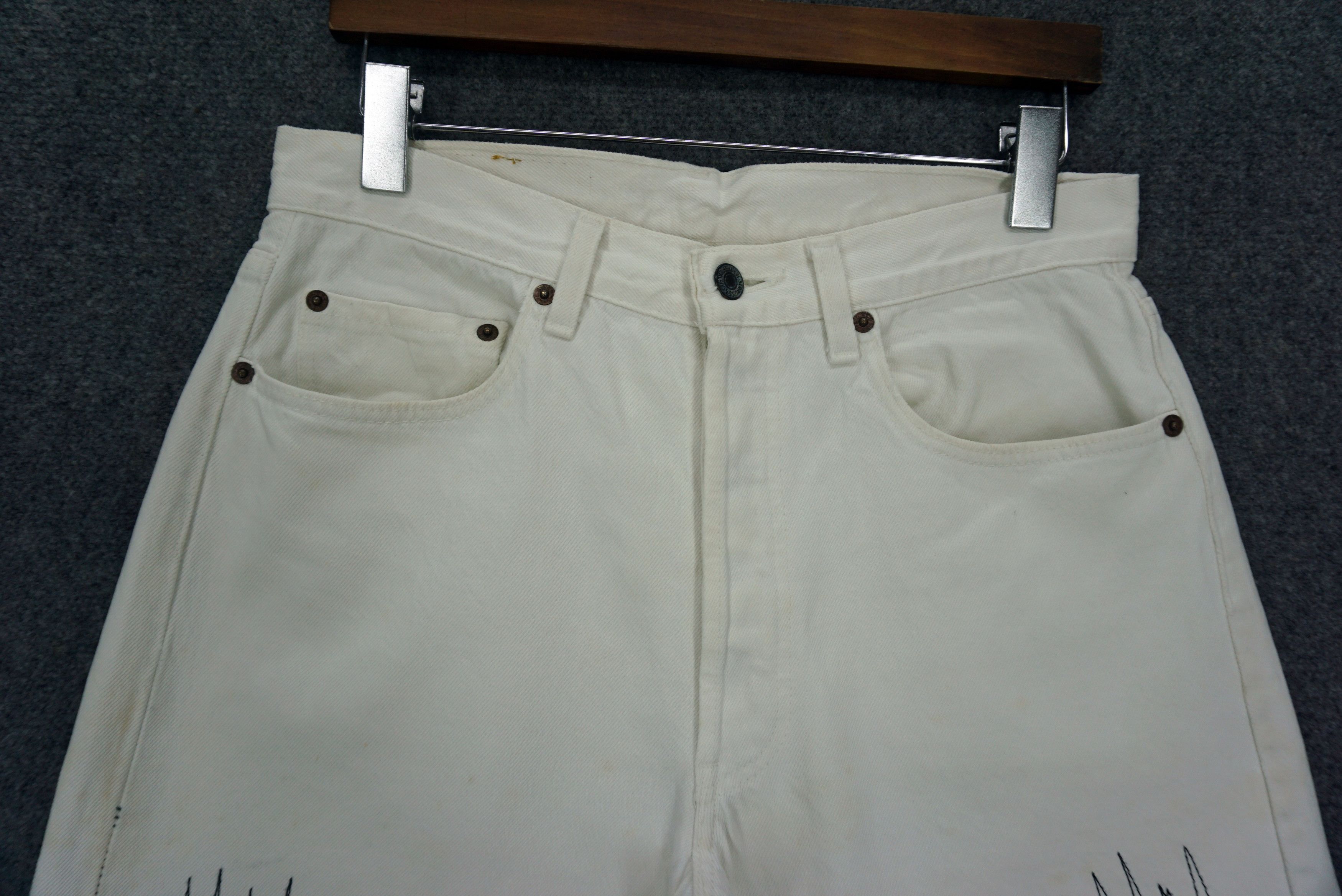 Vintage Levi's 501-0651 Jeans Made in USA Boro Denim Size W32xL32 Size US 32 / EU 48 - 3 Thumbnail