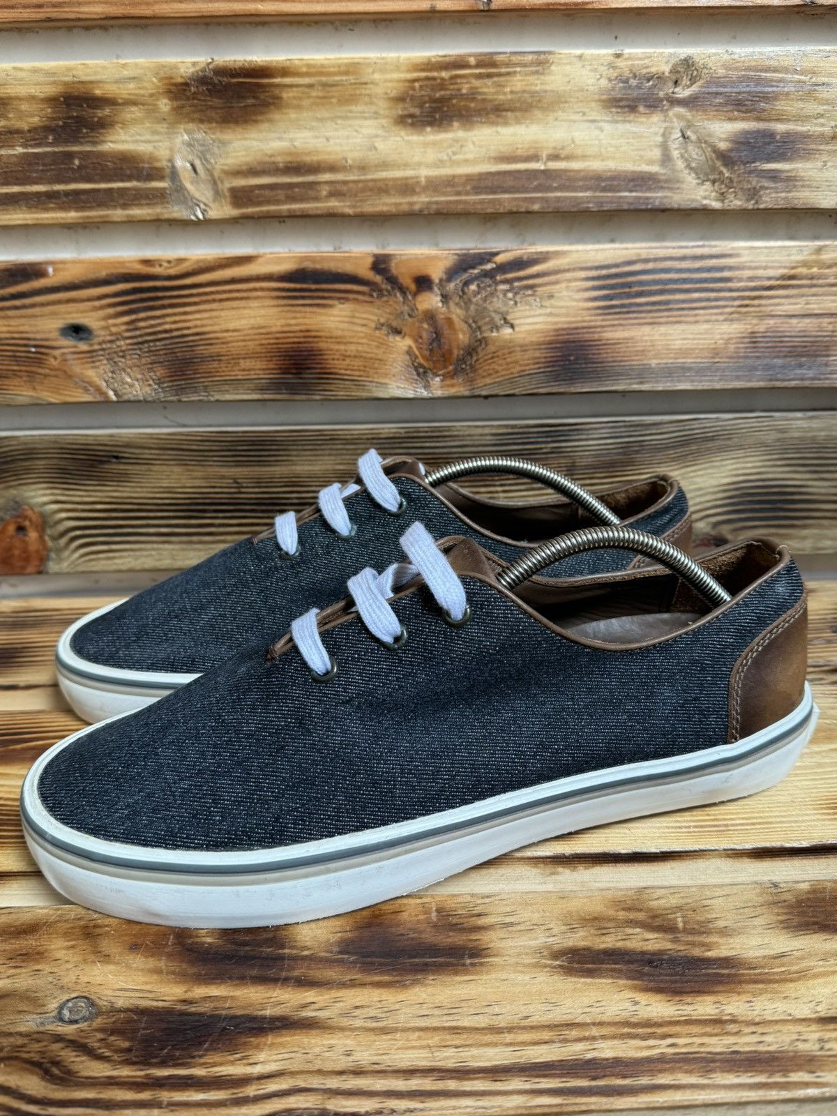 Berluti Trimmed denim trainers Size US 9 / EU 42 - 1 Thumbnail