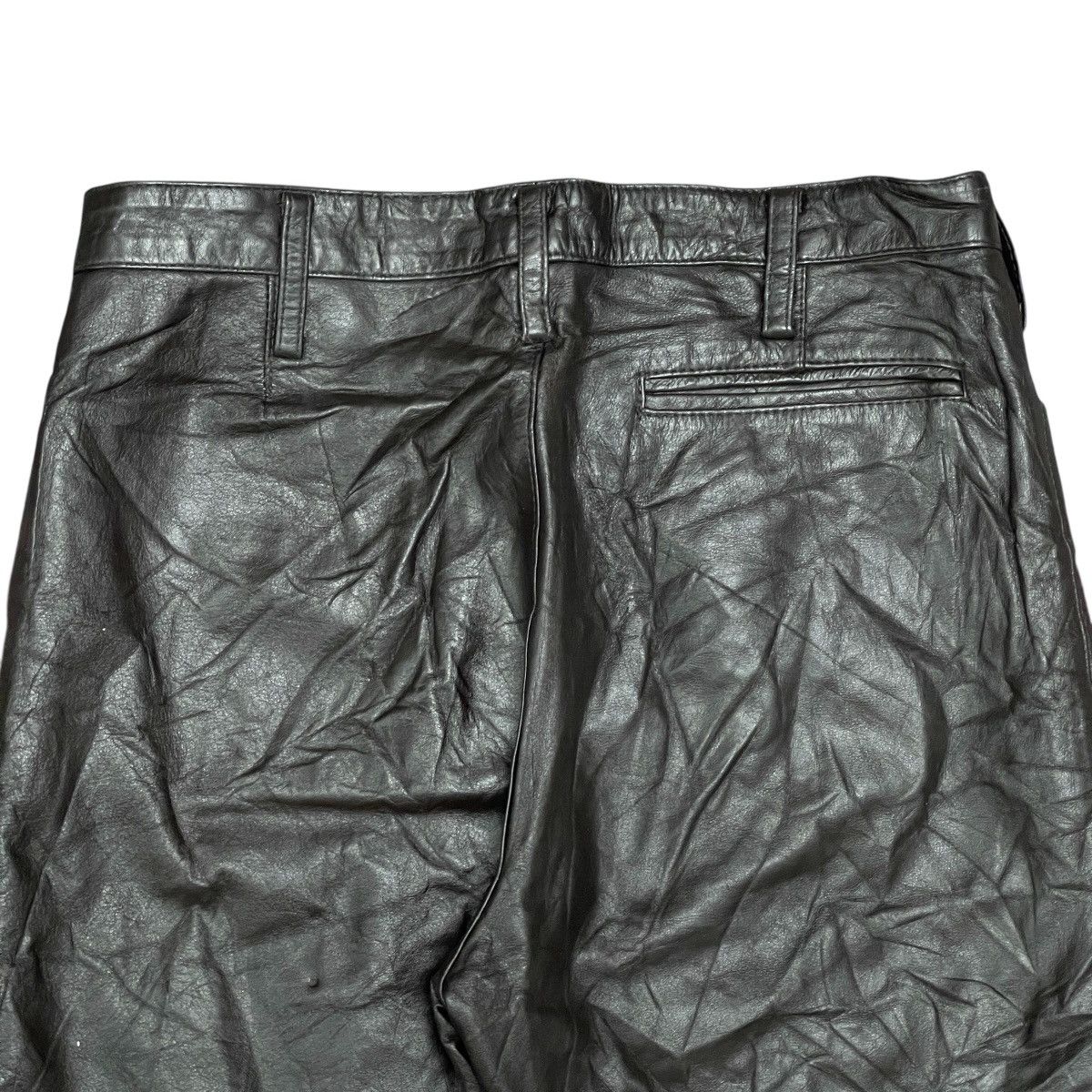 JUN MEN Vintage 90s Jun Men Genuine Cowhide Leather Pants, Size L Size US 30 / EU 46 - 8 Thumbnail