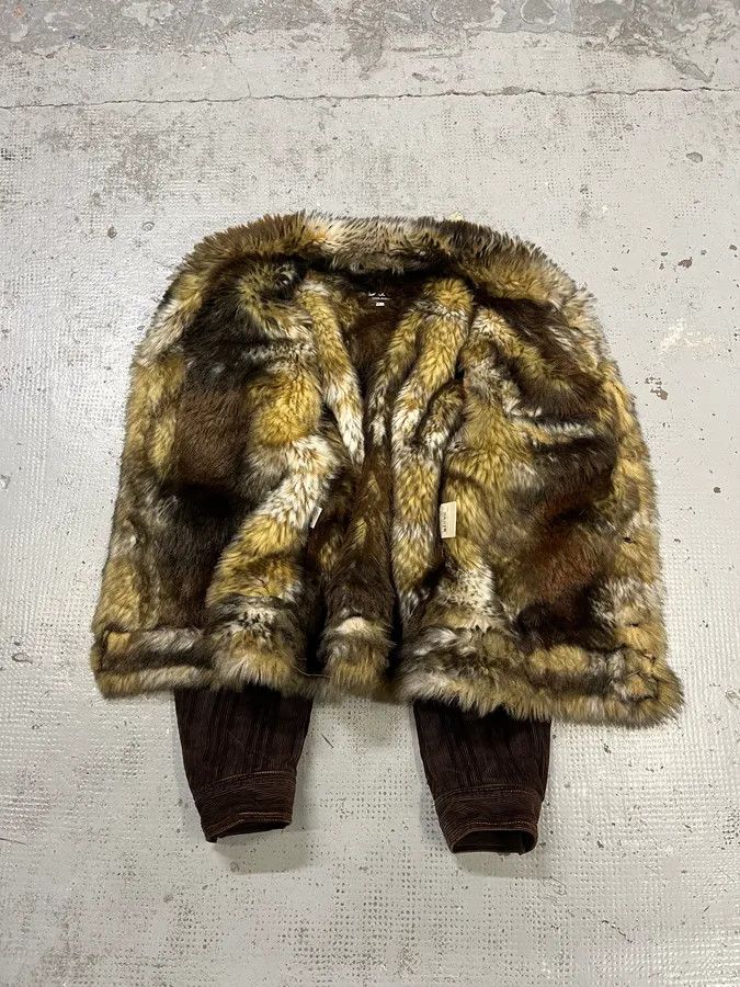 Dolce & Gabbana AW2001 Dolce & Gabbana Brown Corduroy Fur Jacket Size US M / EU 48-50 / 2 - 8 Thumbnail