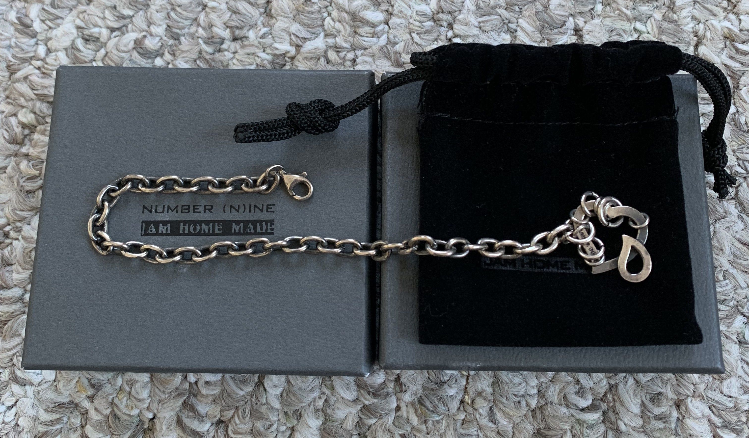 Jam Home Made × Number (N)ine FW03 Number (N)ine Crying Heart Sterling Silver Bracelet Size ONE SIZE - 6 Thumbnail