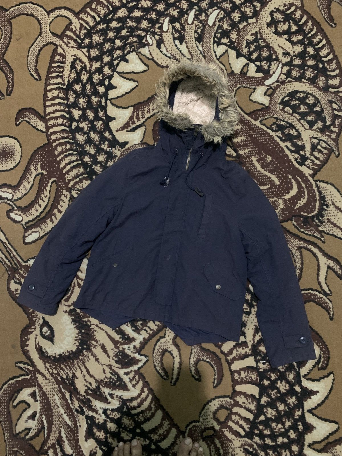 14th Addiction 2000s Chocol Raffine - Apocalypse Hoodie Fur Jacket Size US M / EU 48-50 / 2 - 1 Thumbnail