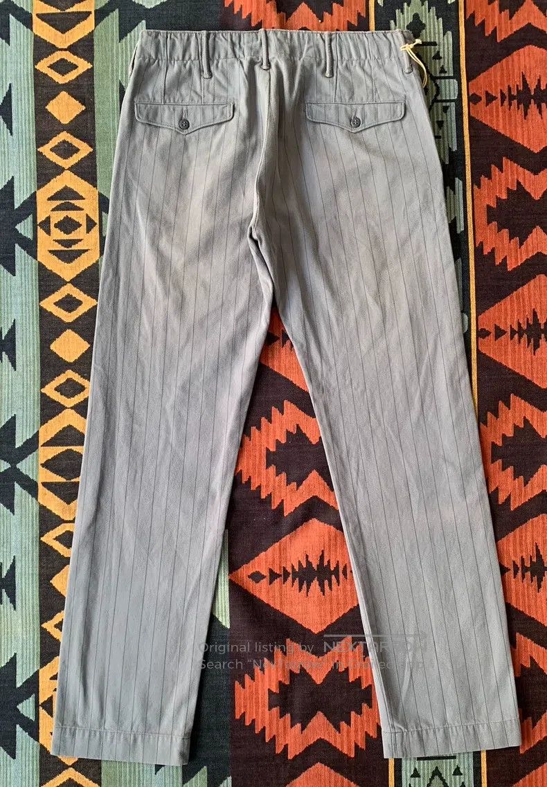 RRL Ralph Lauren RRL Ralph Lauren Retro Distressed Railway Stripe Casual Pa Size US 32 / EU 48 - 4 Thumbnail