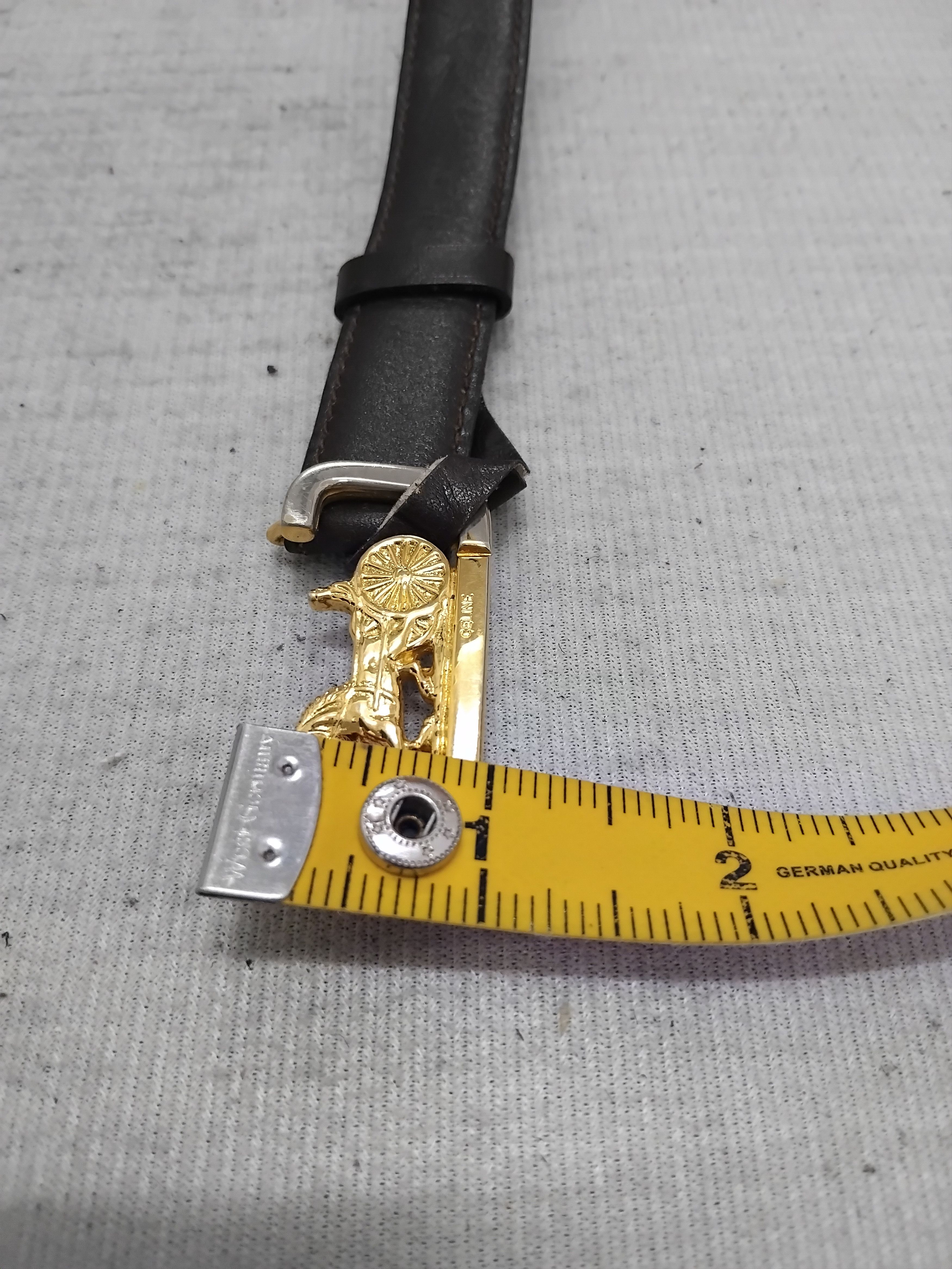 Celine 💥Celine Made in Italy (broken hanger head)belt Size ONE SIZE - 6 Thumbnail