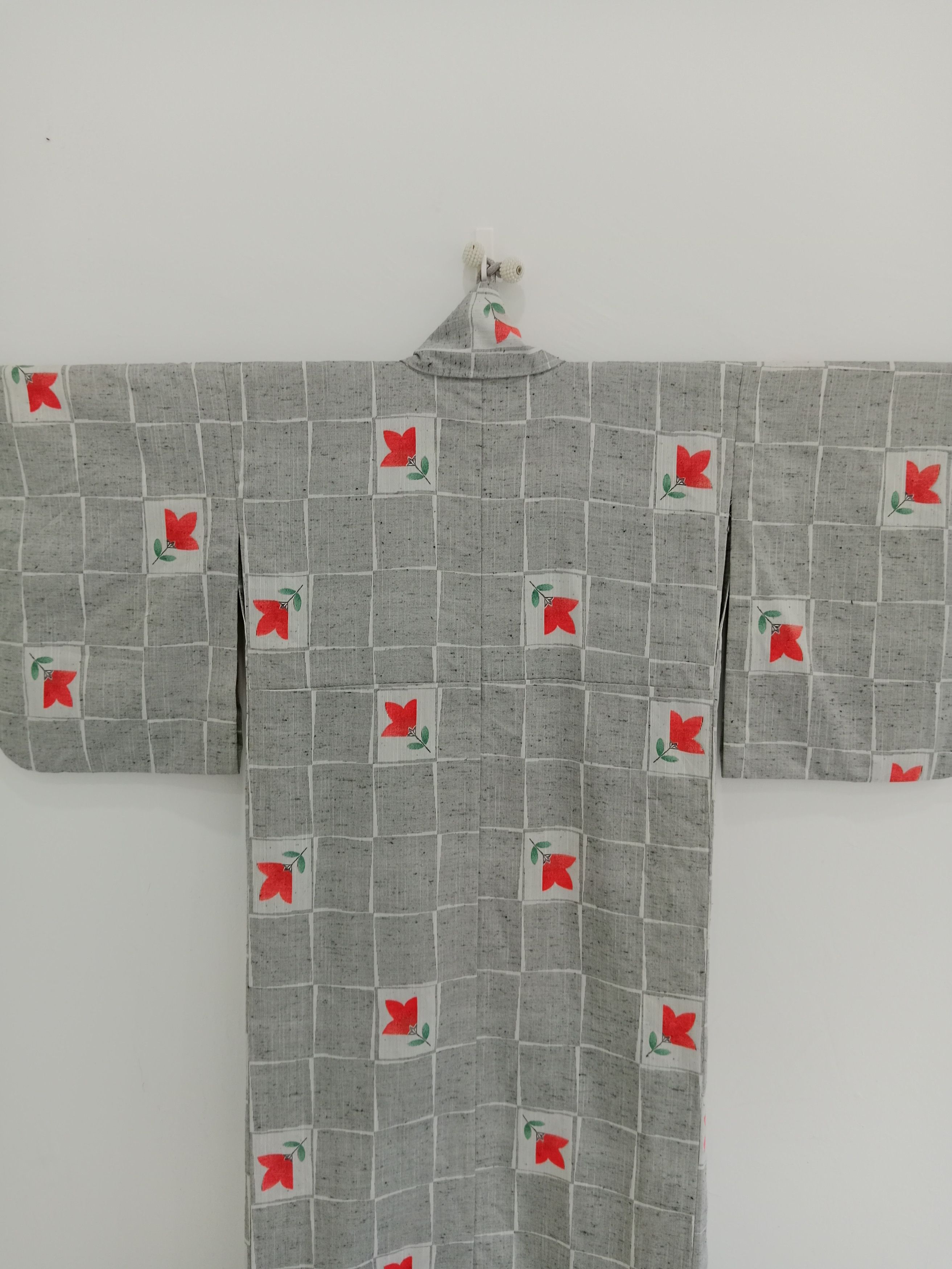 Japanese Brand Vintage Yukata Kimono Nice Motif Japanese Traditional Wear Size US L / EU 52-54 / 3 - 4 Thumbnail