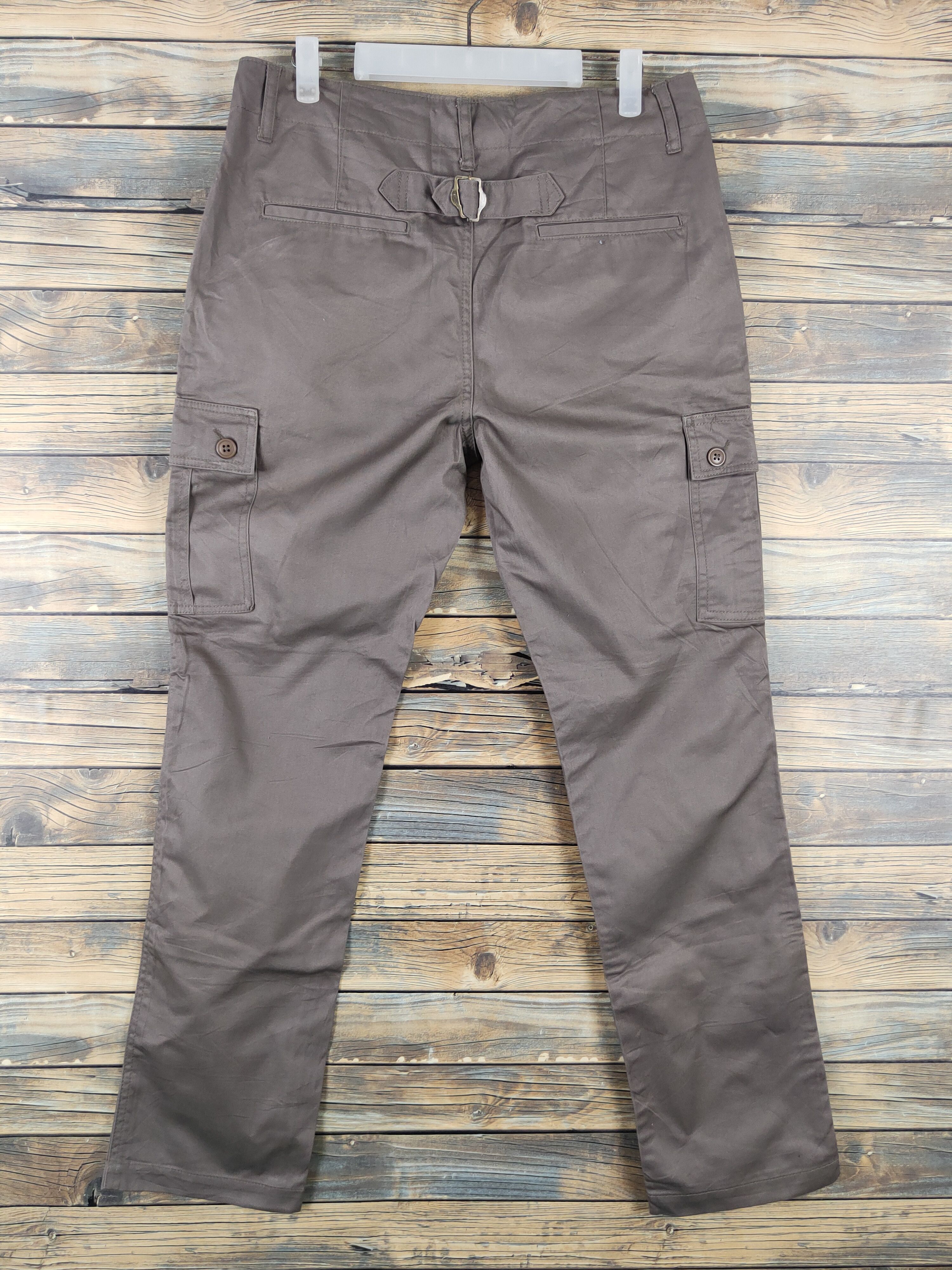 Japanese Brand Imp Khaki Multipocket Tactical Cargo Pants #W1900 Size US 31 - 7 Thumbnail