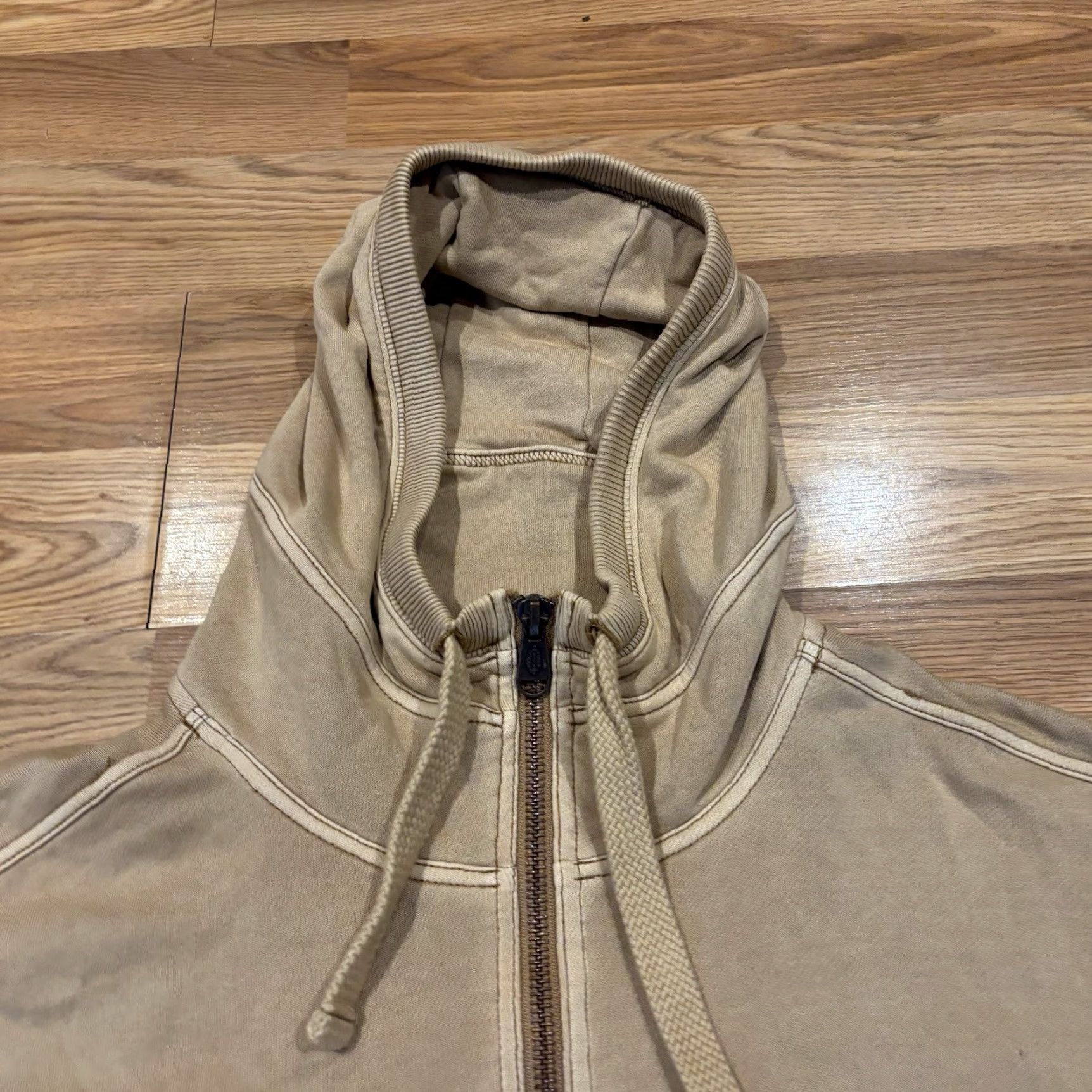 Free People Free People Movement Sweatshirt All Your Love Zip Hoodie Oversized Sand Size L Women Size L / US 10 / IT 46 - 2 Thumbnail