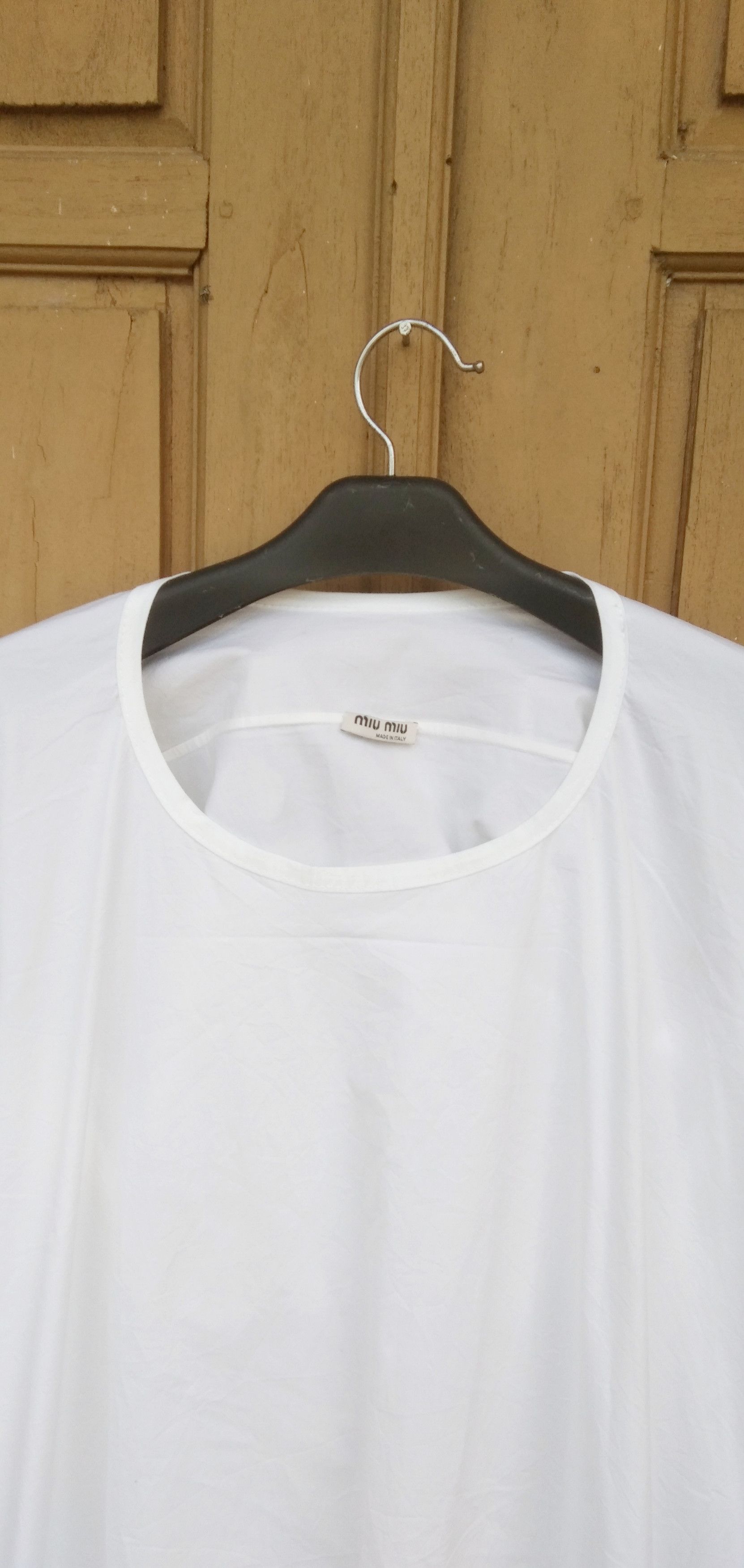 Miu Miu Miu miiu white tops in blouse/tunic Size S / US 4 / IT 40 - 2 Thumbnail
