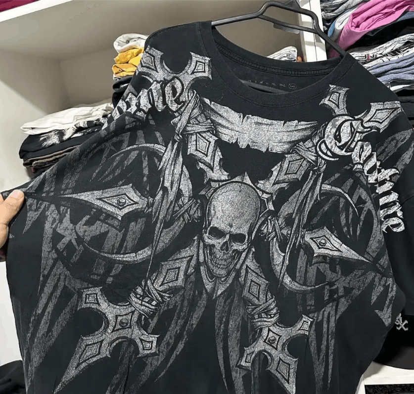 Japanese Brand Oversize Cotton T-shirt Men's and Women's Size US XL / EU 56 / 4 - 3 Thumbnail