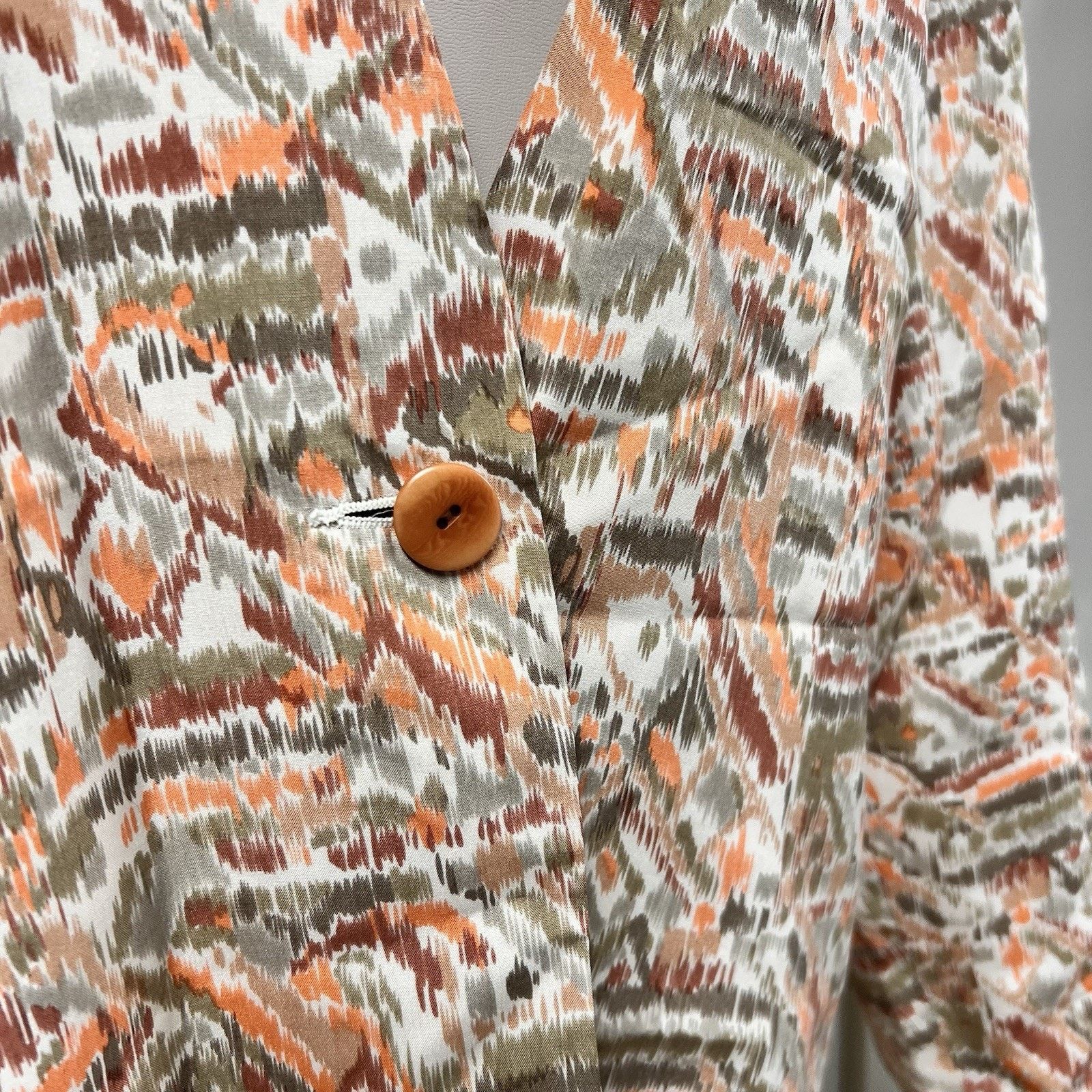 Other Vintage Paul Alexander 100% Silk Blazer (M) Oversized Jacket Size M / US 6-8 / IT 42-44 - 4 Thumbnail