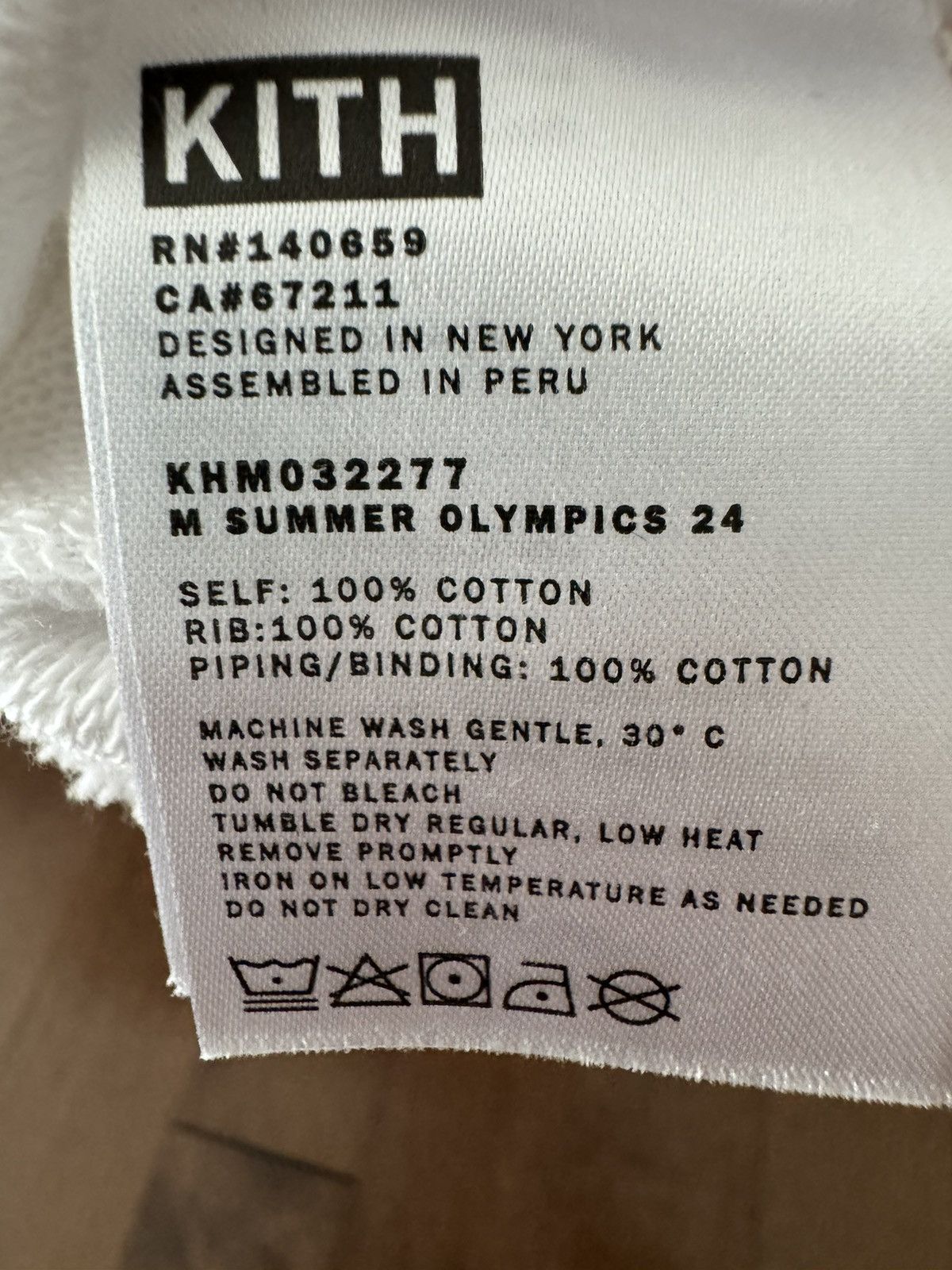 Kith × USA Olympics Kith for USA Basketball Nelson Collared Pullover - White Size US M / EU 48-50 / 2 - 4 Thumbnail