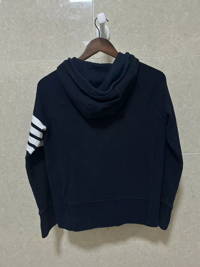 Thom Browne Thom Browne Size 1Classic four-stripe Blue Sweater Coat 250 Size US S / EU 44-46 / 1 - 2 Thumbnail