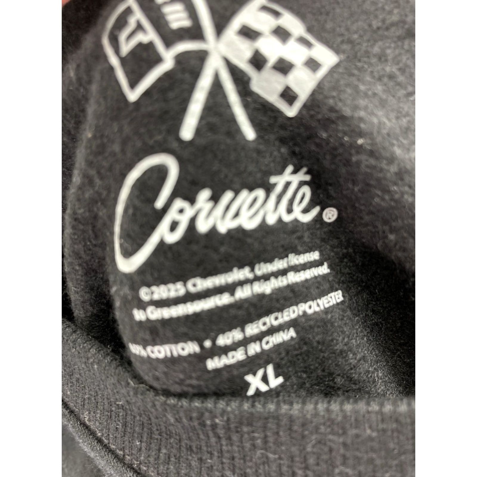 Vintage VINTAGE Corvette Sting Ray Sweatshirt Women XL Black Long Sleeve Crew Neck NWT Size XL / US 12-14 / IT 48-50 - 7 Thumbnail