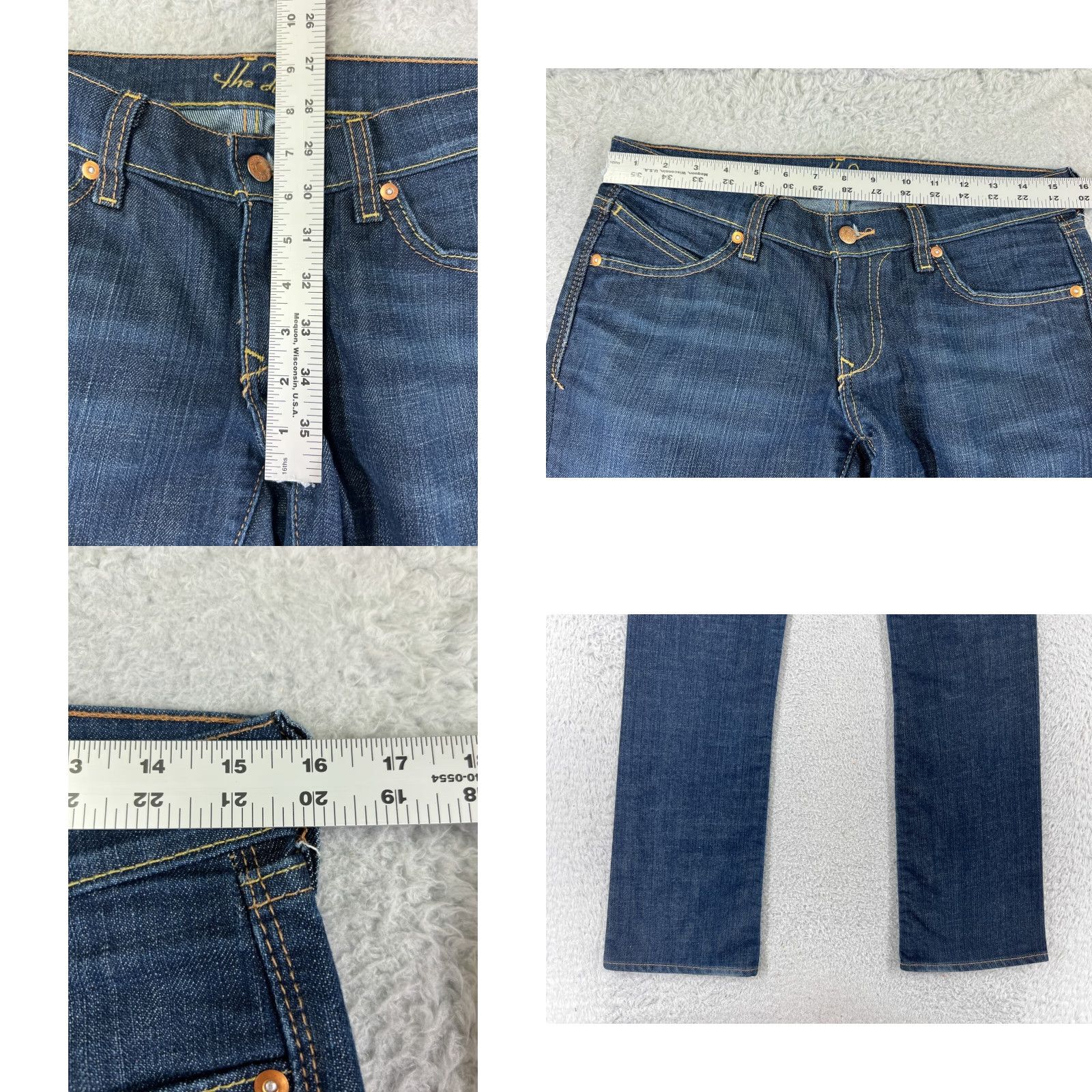 Old Navy VINTAGE Old Navy Jeans Women 6 Blue Denim Bootcut 30 In Inseam Regular Stretch Slimming 5-Pocket Design Cotton Blend Blue Womens Jeans Size 28" / US 6 / IT 42 - 9 Thumbnail