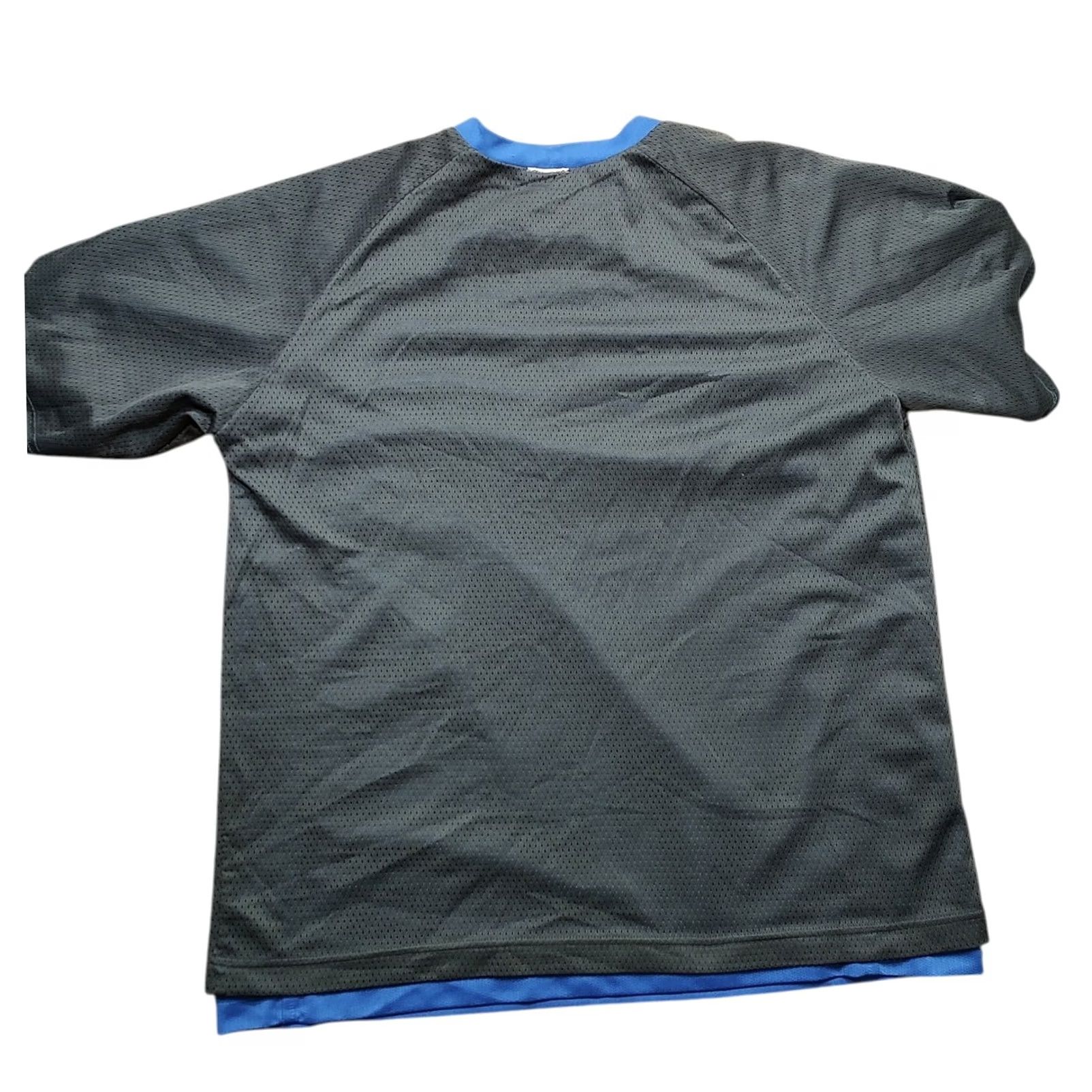Nike VINTAGE Nike Hoops Blue Reversible Short Sleeve Shirt Medium Size US M / EU 48-50 / 2 - 6 Thumbnail