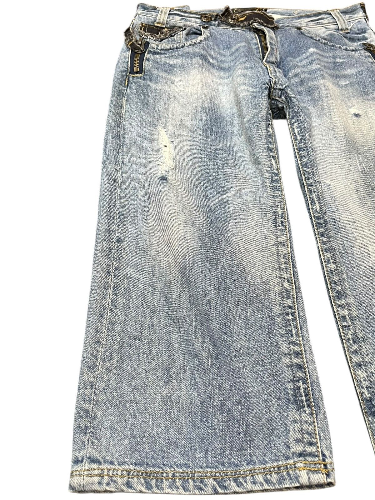 Japanese Brand Vintage Amarantine Seditionaries Three Quarter Denim Size US 31 - 4 Thumbnail