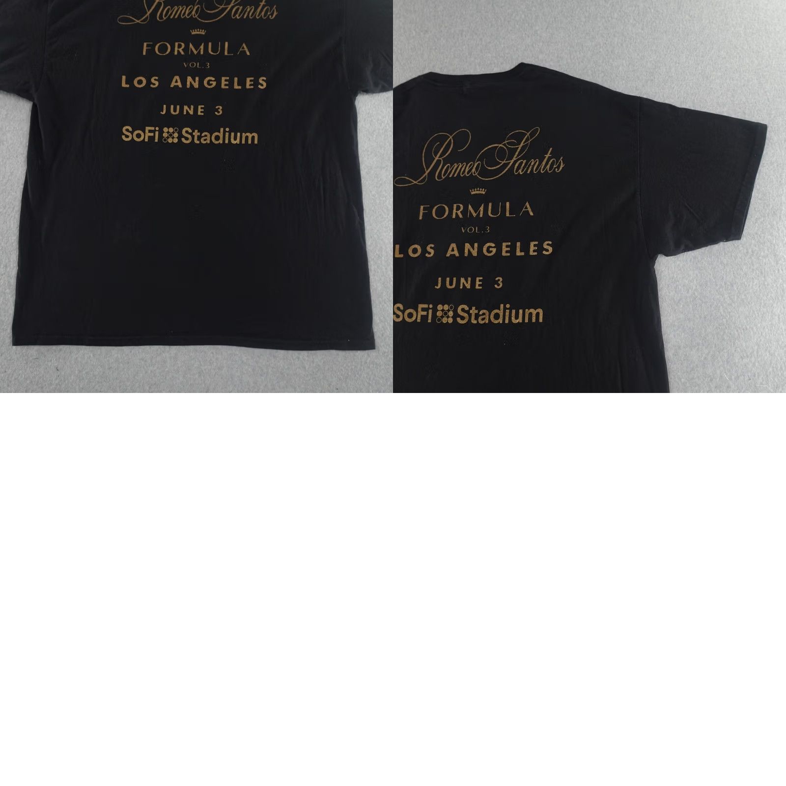 Fruit Of The Loom Romeo Santos T-shirt Mens XL Black Disney? Size US XL / EU 56 / 4 - 9 Thumbnail