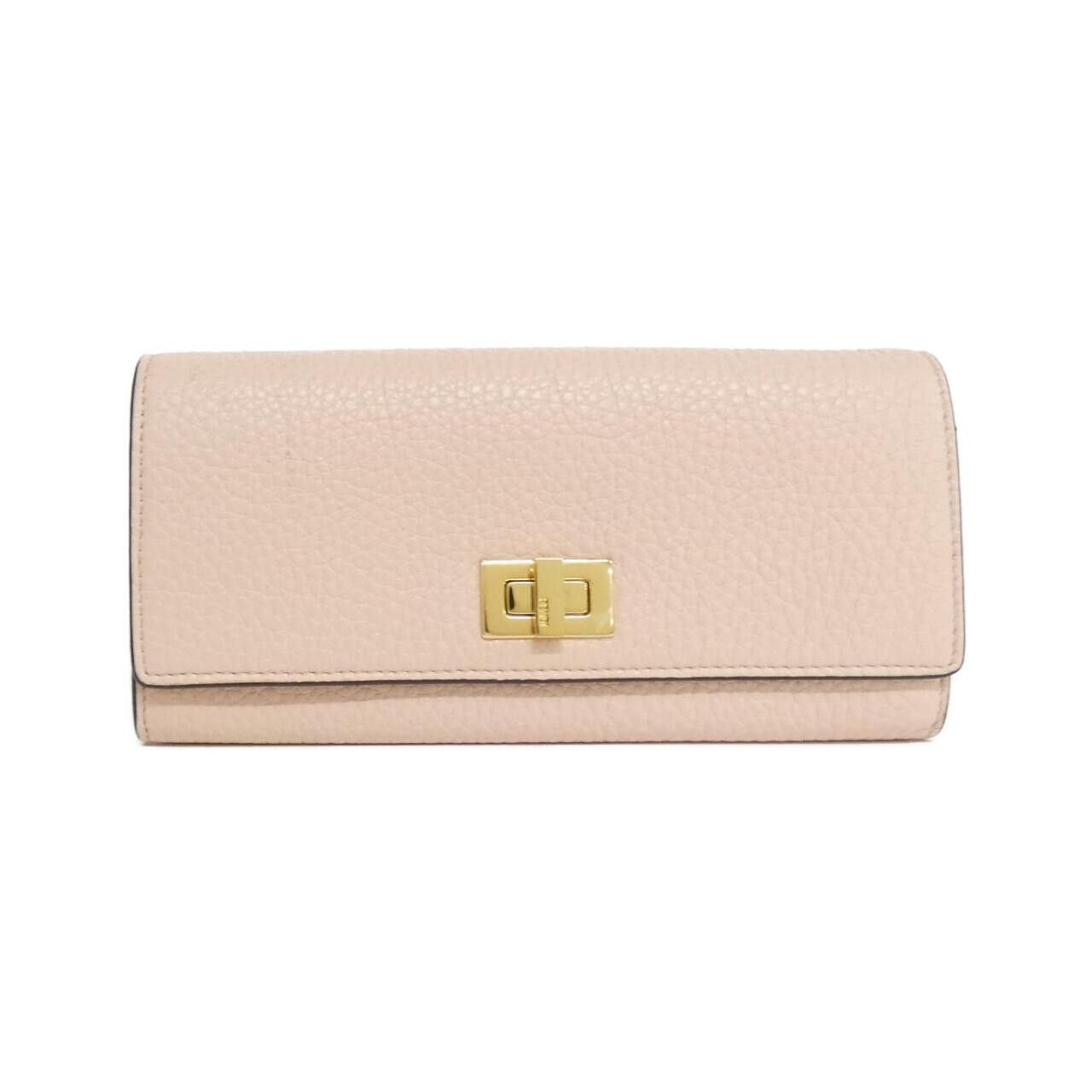 Fendi Fendi Fendi Selleria Peekaboo Calf Long Bifold Wallet Limited Leather Long Wallet 8M0427AEUM DUTY FREE for USA Size ONE SIZE - 1 Thumbnail