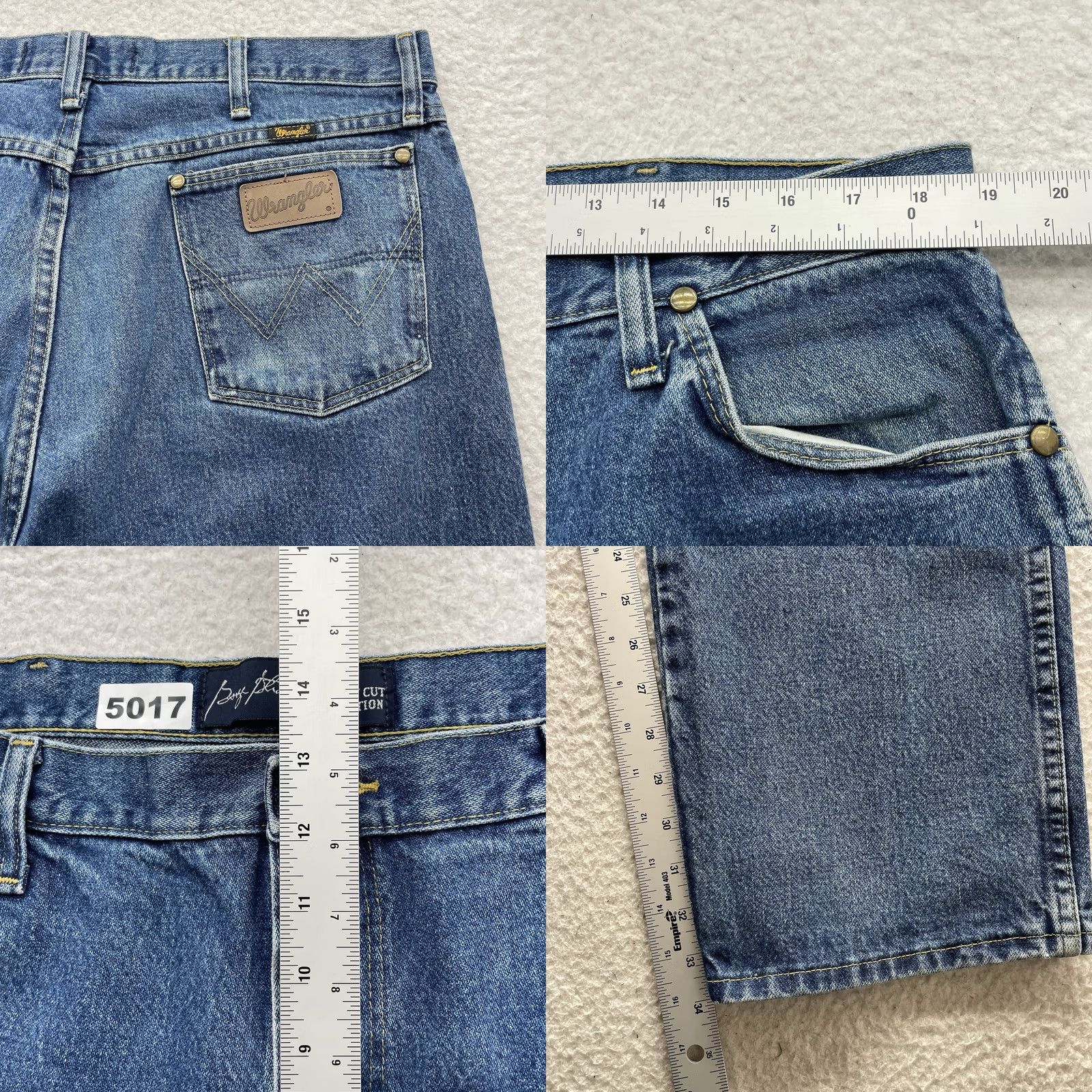 Wrangler Wrangler Jeans Mens 38x34 Cowboy Cut Straight Blue Western George Strait Size US 38 / EU 54 - 8 Thumbnail