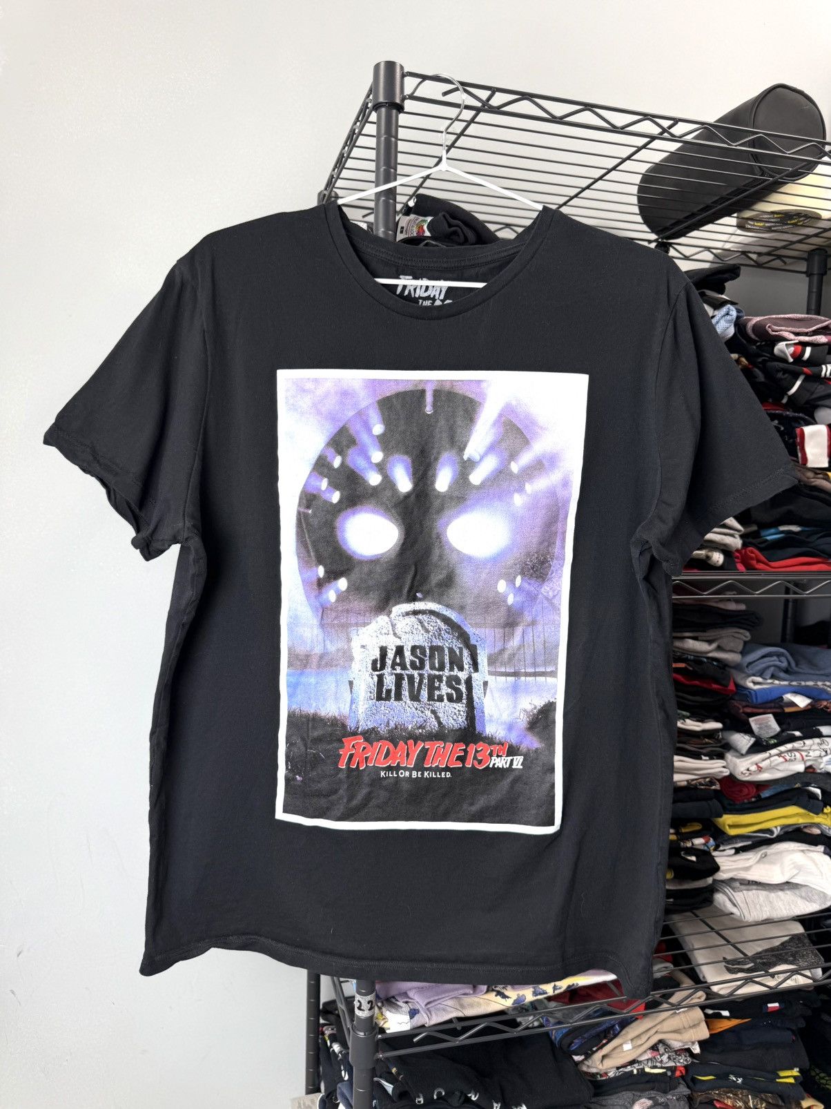 Band Tees Vintage The Friday 13th Jason Lives Horror Movie T Shirt Size US M / EU 48-50 / 2 - 1 Thumbnail