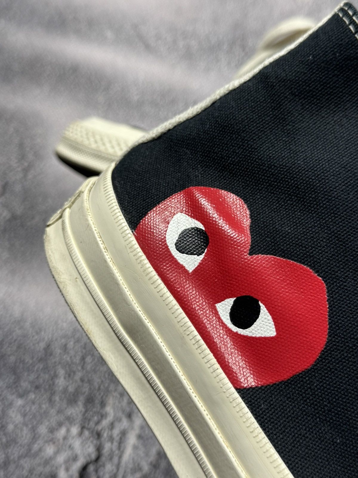 Comme des Garcons PLAY × Converse Converse x Comme des Garçons PLAY High-Top Sneakers Size US 7.5 / IT 37.5 - 4 Thumbnail