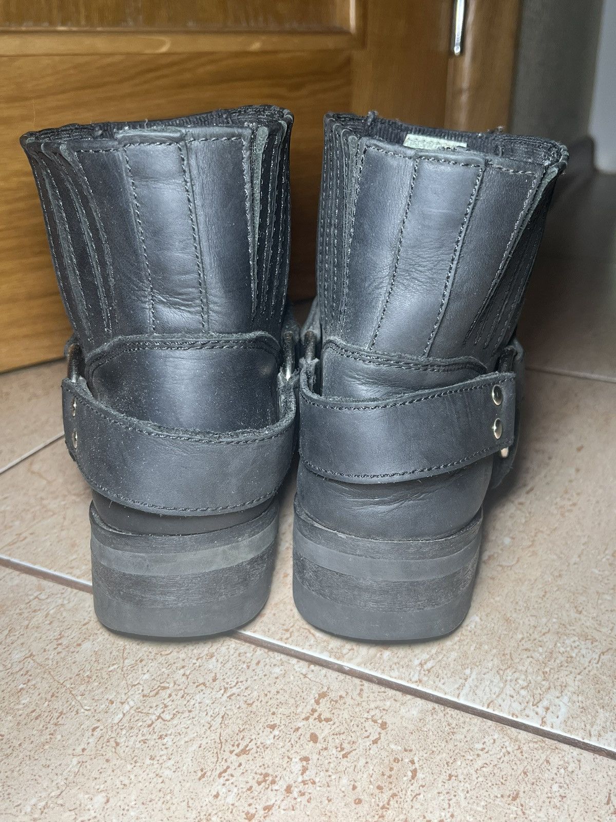 Leather Vintage leather boots speedware Hein Gericke moto Size US 6 / EU 39 - 15 Thumbnail