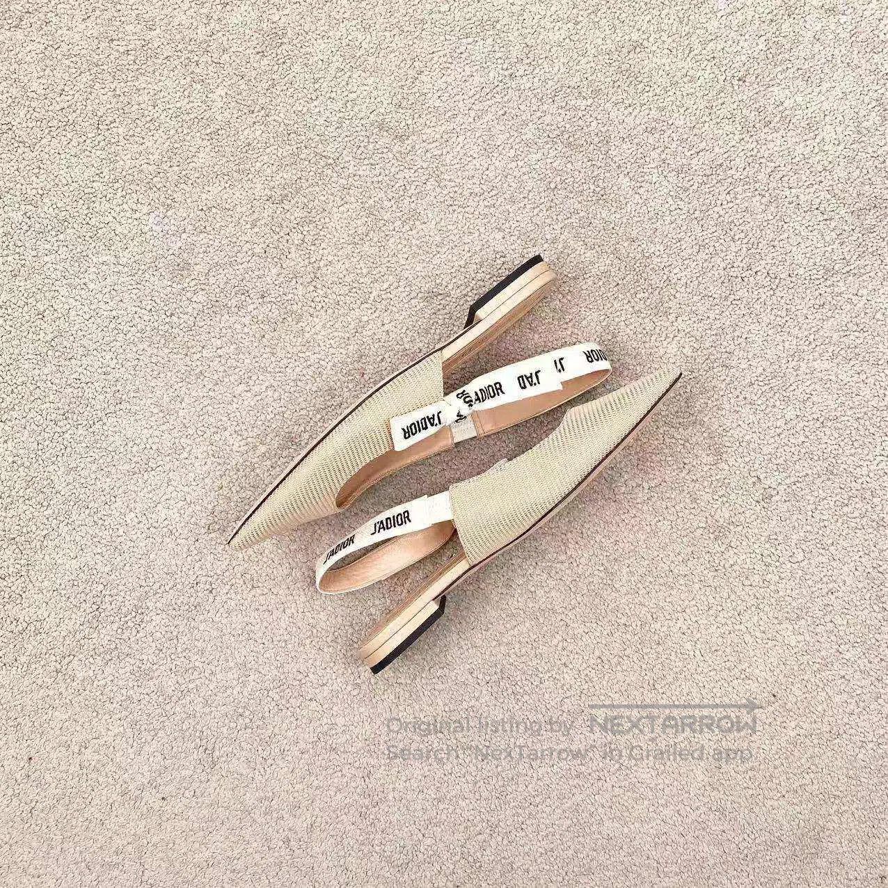 Dior Dior Pointed bow monogram logo flats| Size US 5.5 / IT 35.5 - 3 Thumbnail