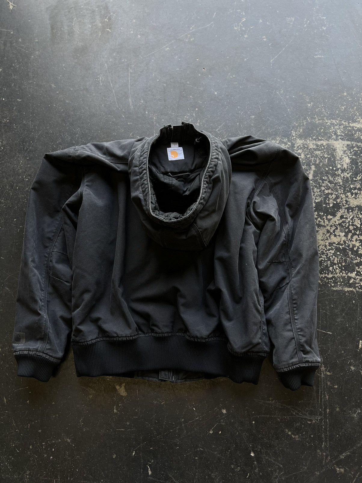 Carhartt Carhartt Faded Black Quickduck Hoodie Jacket Size Large Size US L / EU 52-54 / 3 - 2 Thumbnail