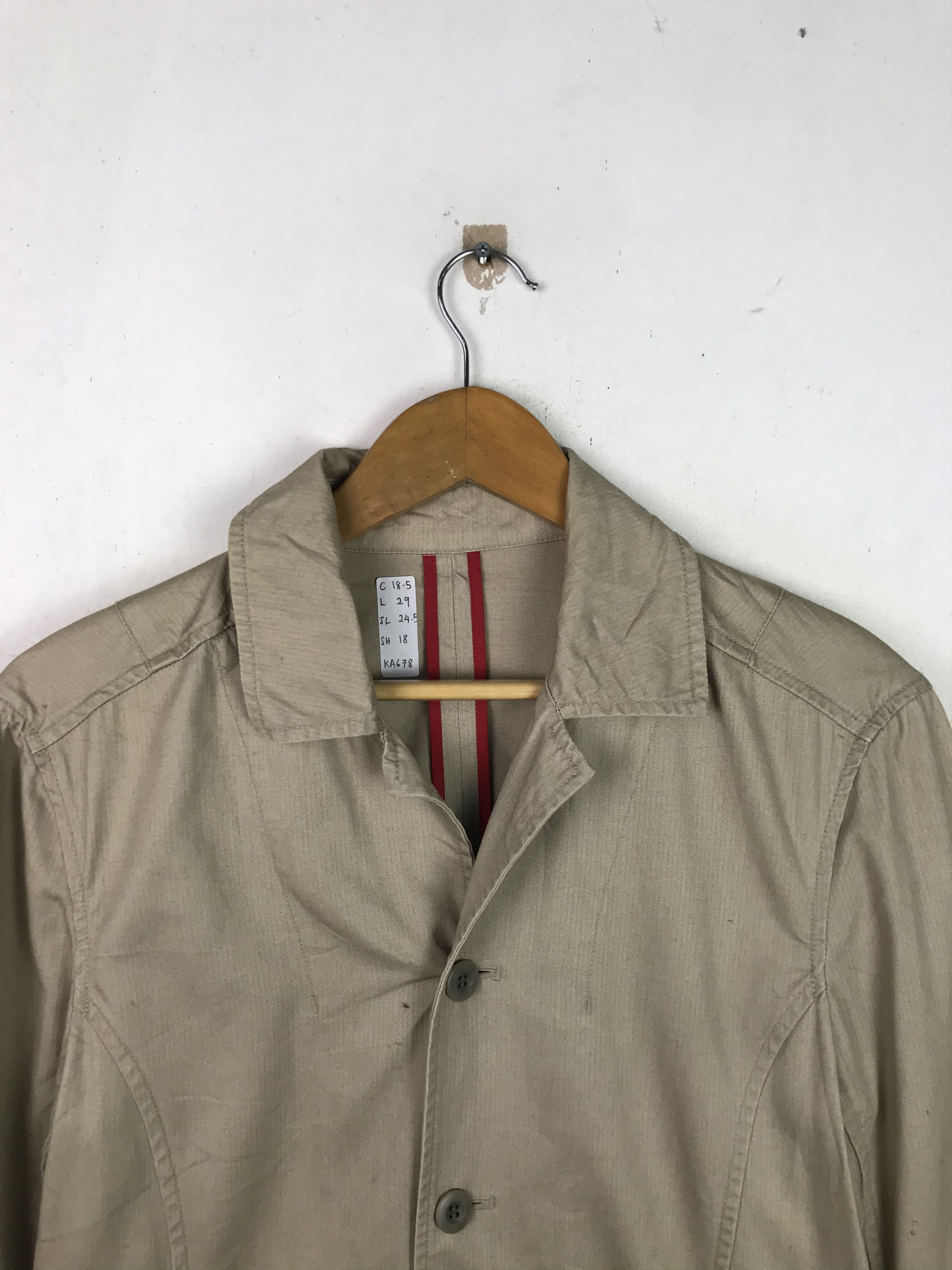 Issey Miyake × Japanese Brand Vintage Issey miyake 291295 Homme Full Button Jacket Size US S / EU 44-46 / 1 - 3 Thumbnail