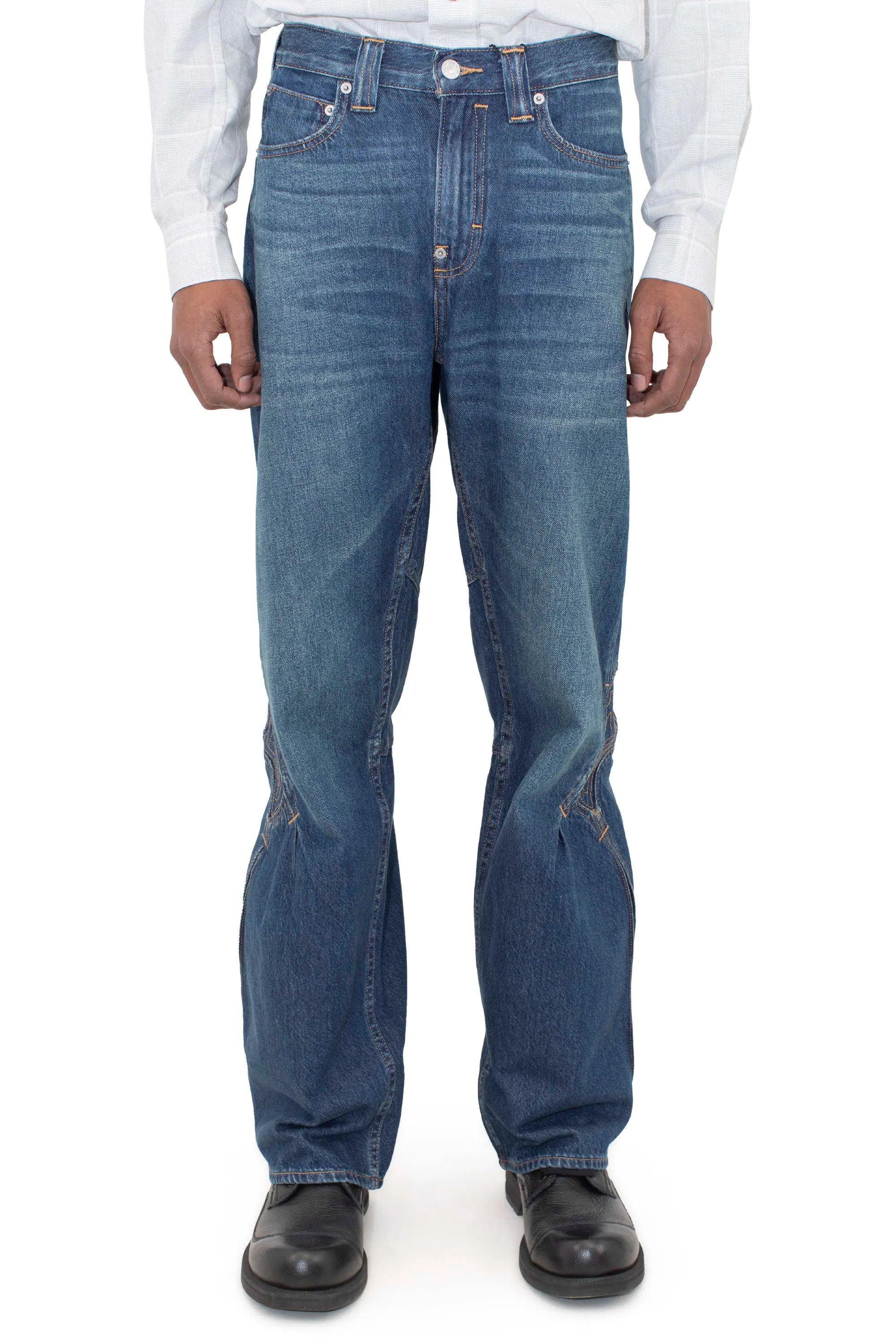 Kiko Kostadinov × Levi's LEVI'S ARTICULATE JEANS - BLUE Size US 30 / EU 46 - 12 Thumbnail