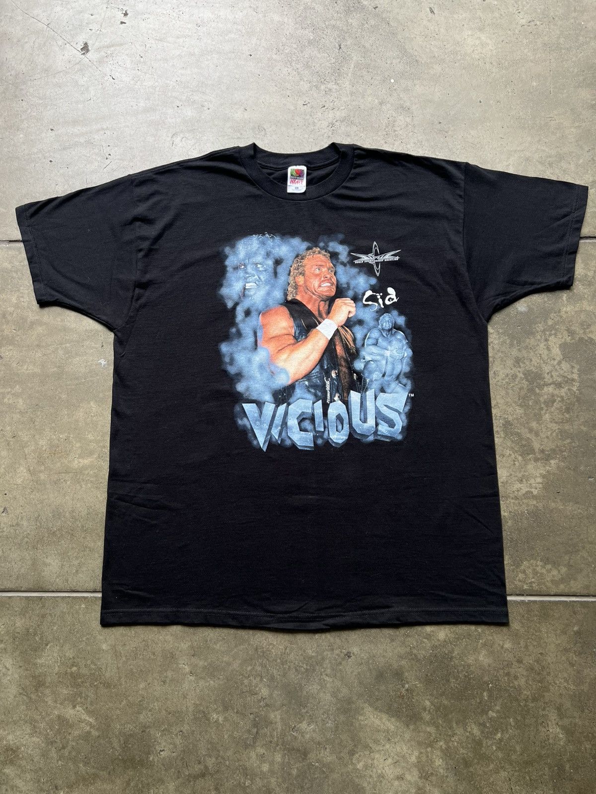 Vintage × WCW/nWo × WWF VTG ‘90s Sycho Sid Vicious Wrestling Tee Shirt WWE Size US XXL / EU 58 / 5 - 2 Thumbnail