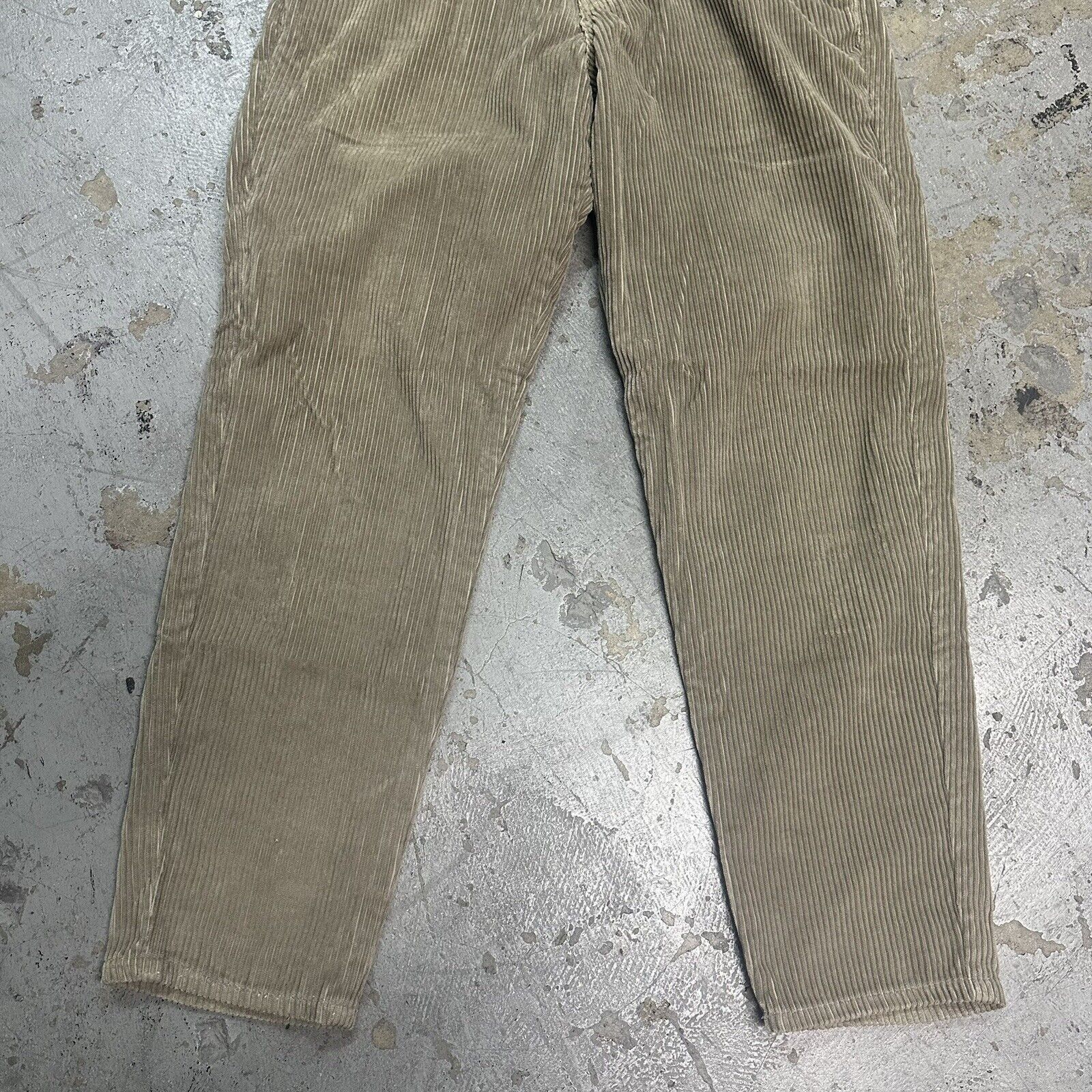 Levi's × Vintage Vintage 90s Levi’s Silvertab Beige Baggy Corduroy Pants Size US 33 - 3 Thumbnail