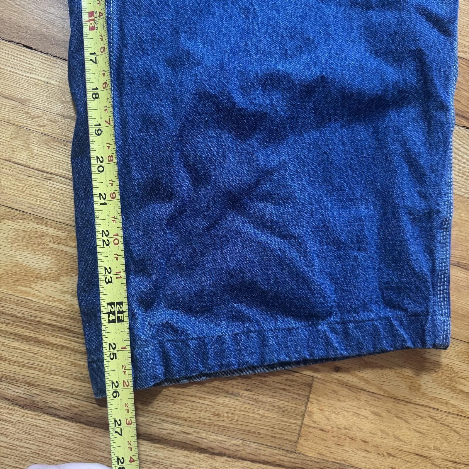 Carhartt Carhartt Men's 44X26 Blue Denim Work Pants Size US 44 / EU 60 - 2 Thumbnail