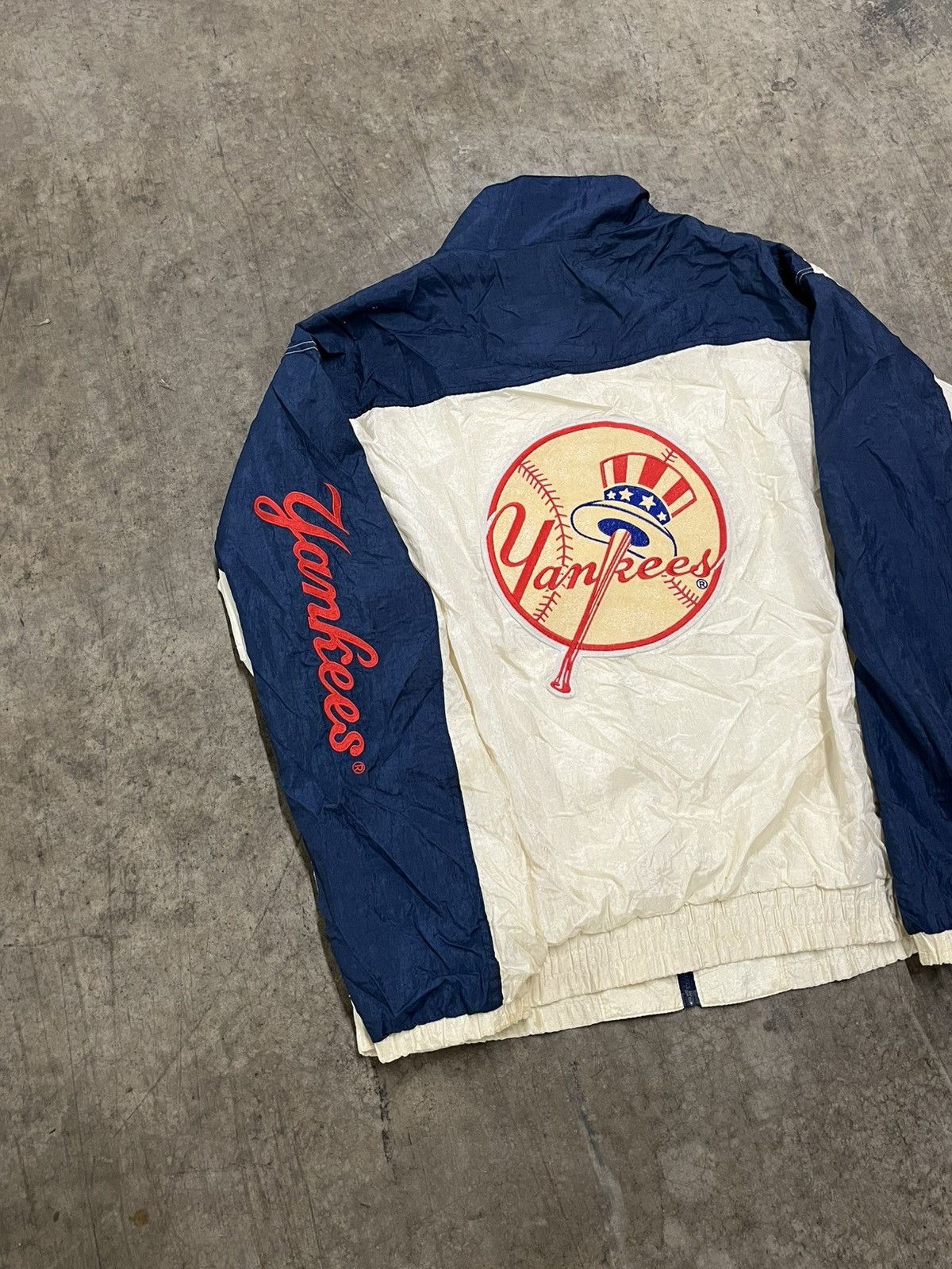 Vintage NY Yankees vintage light weight windbreaker hype rare 90s Size US XL / EU 56 / 4 - 2 Thumbnail