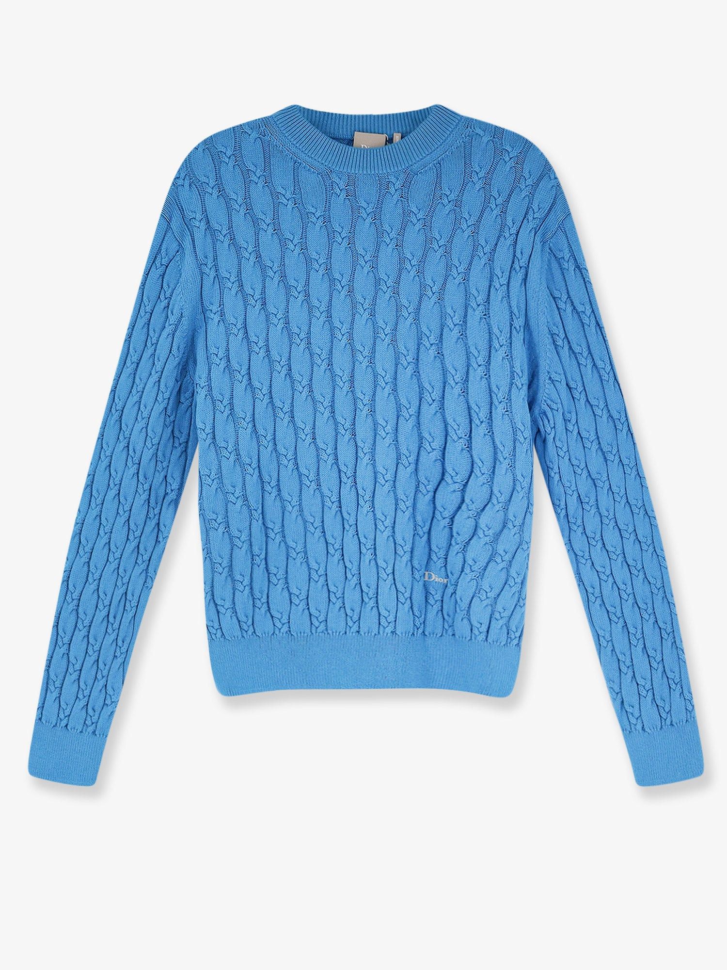 Dior Cotton Sweater With Braided Processing Size US S / EU 44-46 / 1 - 1 Thumbnail