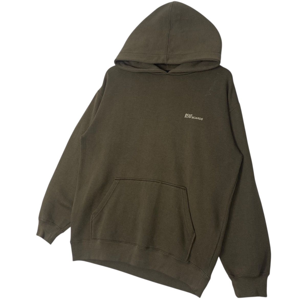 Vintage Vintage 90s Bear Surf Boards Hoodie Sweater Green Size M Size US M / EU 48-50 / 2 - 2 Thumbnail