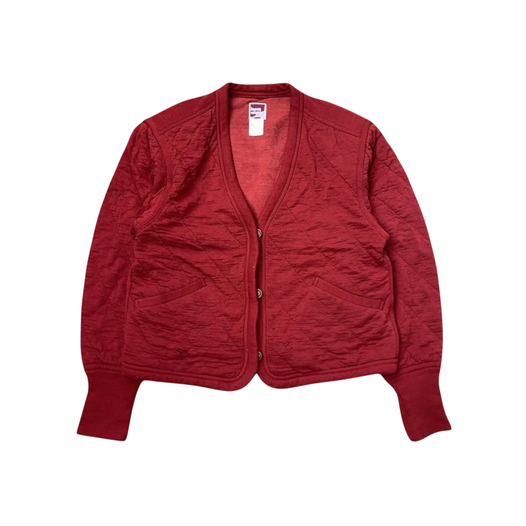 トップス 80s archive ISSEY MIYAKE Knit Cardigan Issey Miyake Vintage 80s Issey Miyake Archival Textured Wool