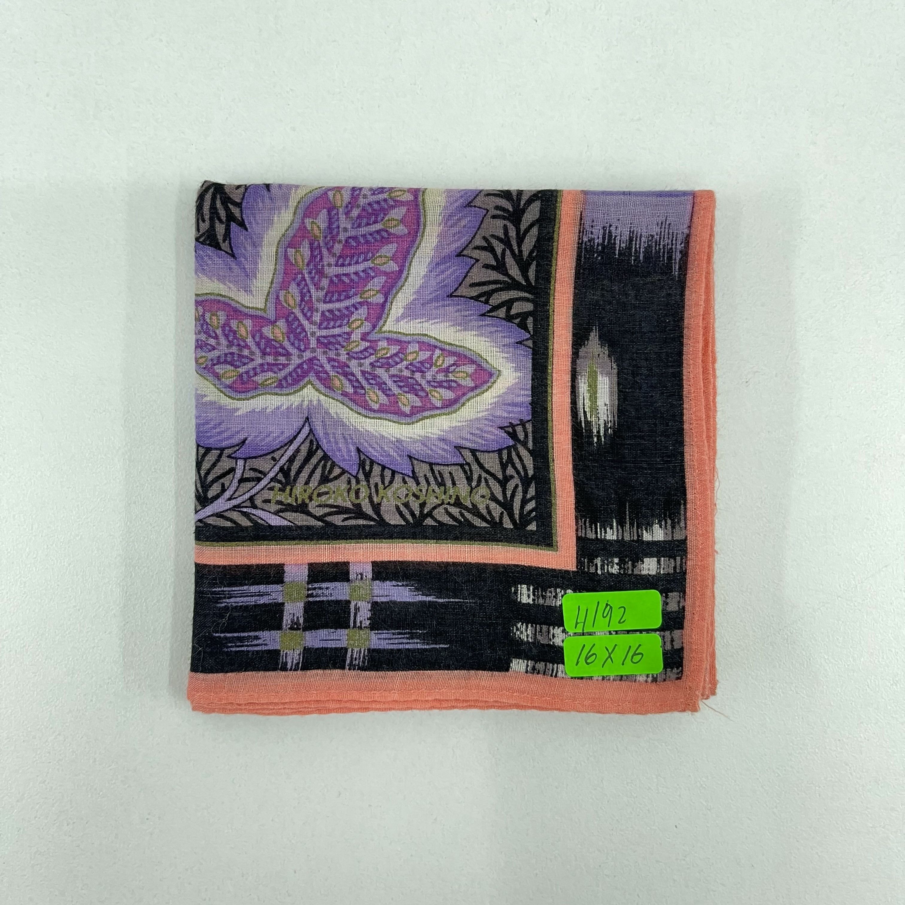 Hiroko Koshino Homme × Vintage Hiroko Koshino Handkerchief / Neckerchief - 4192 Size ONE SIZE - 9 Thumbnail