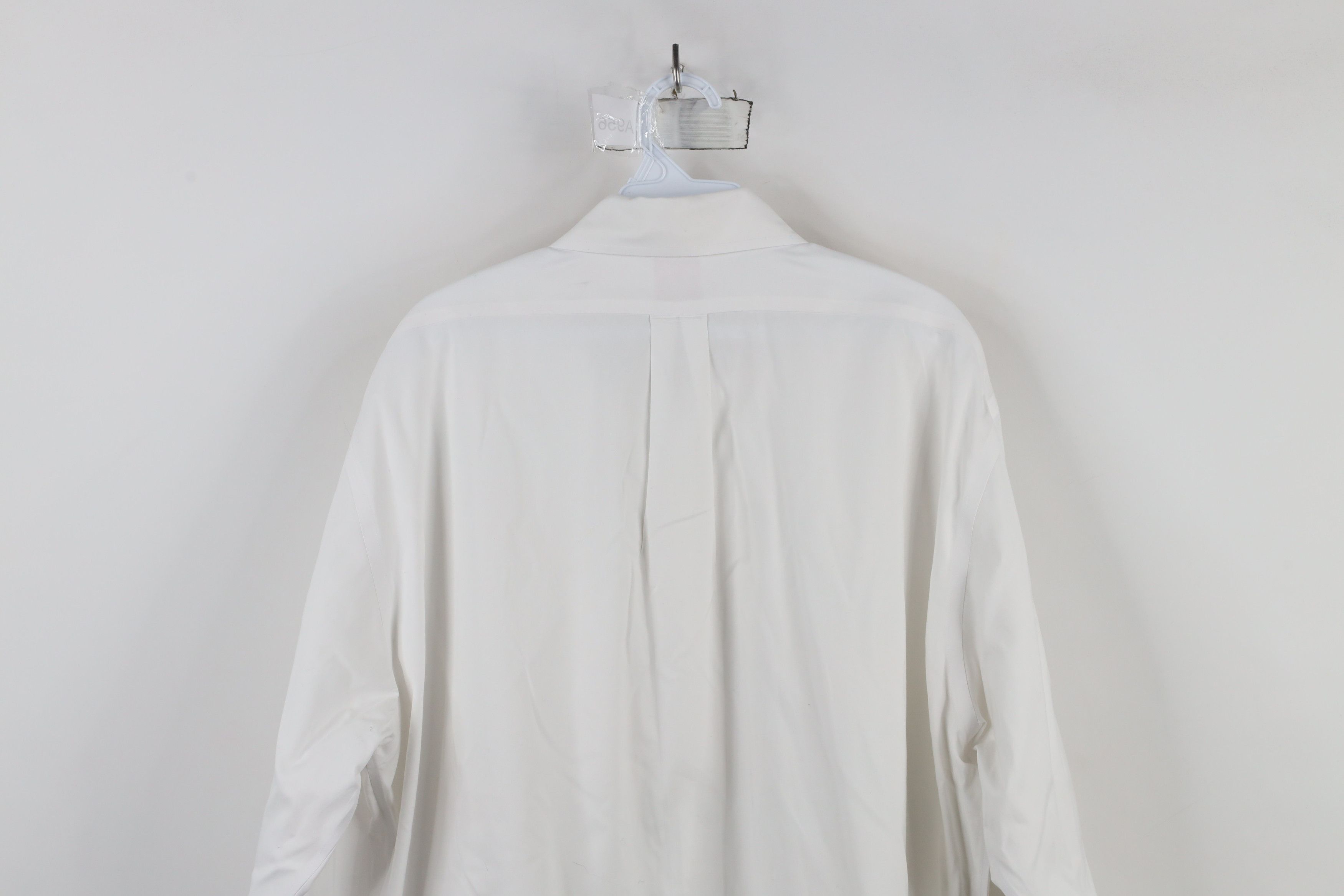 Brooks Brothers × Vintage Vintage 90s Brooks Brothers Cotton Button Down Shirt White Size US M / EU 48-50 / 2 - 12 Thumbnail