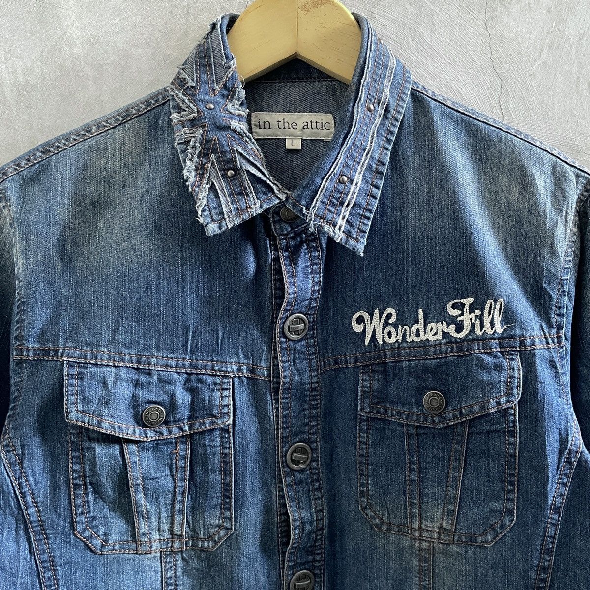 If Six Was Nine 🔥In the Attic western embroidery font shirt Size US L / EU 52-54 / 3 - 2 Thumbnail