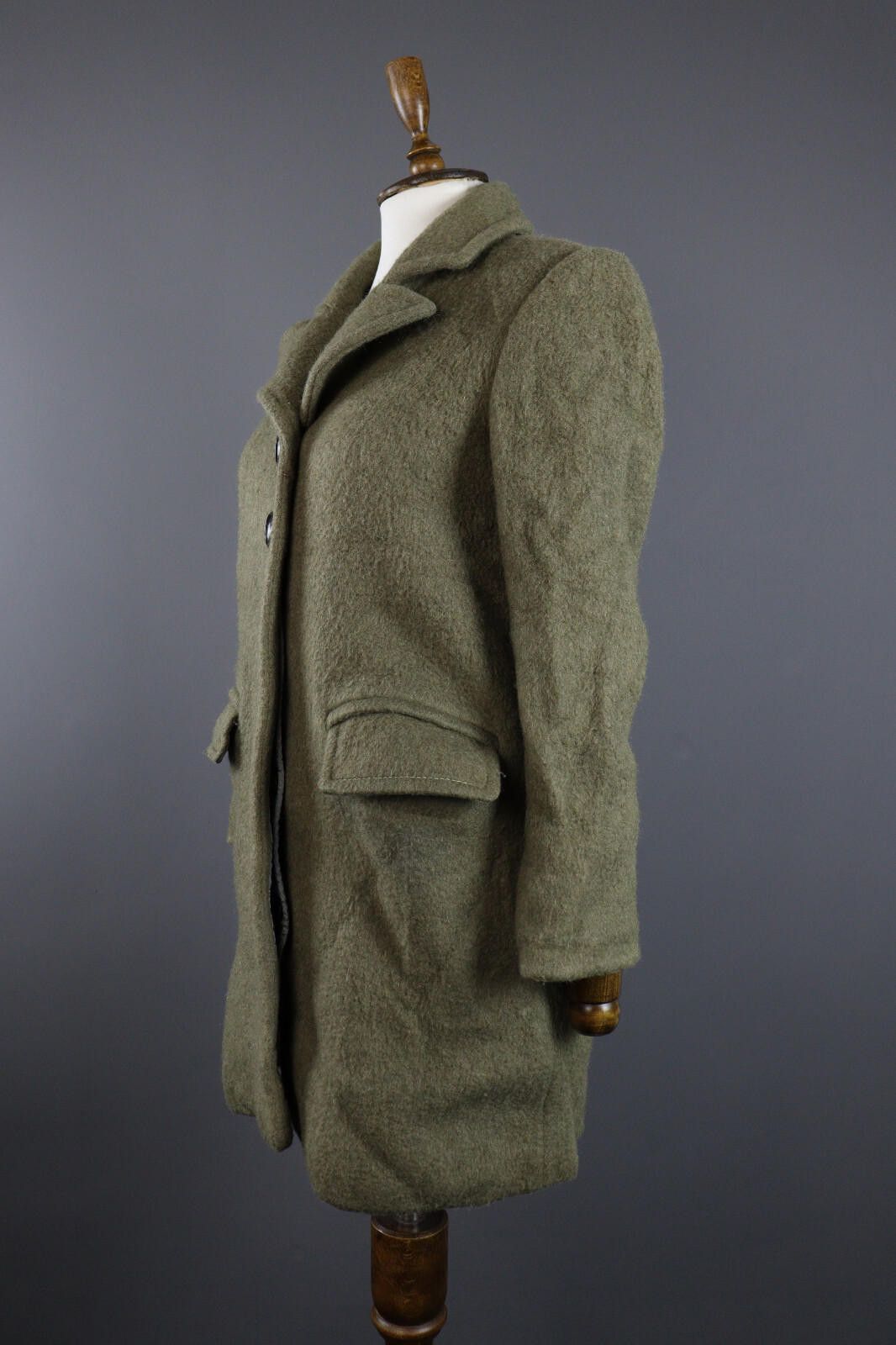 Designer Ladies Max&Co Slim Casual Two Pockets Over Coat Jacket Size M / US 6-8 / IT 42-44 - 4 Thumbnail