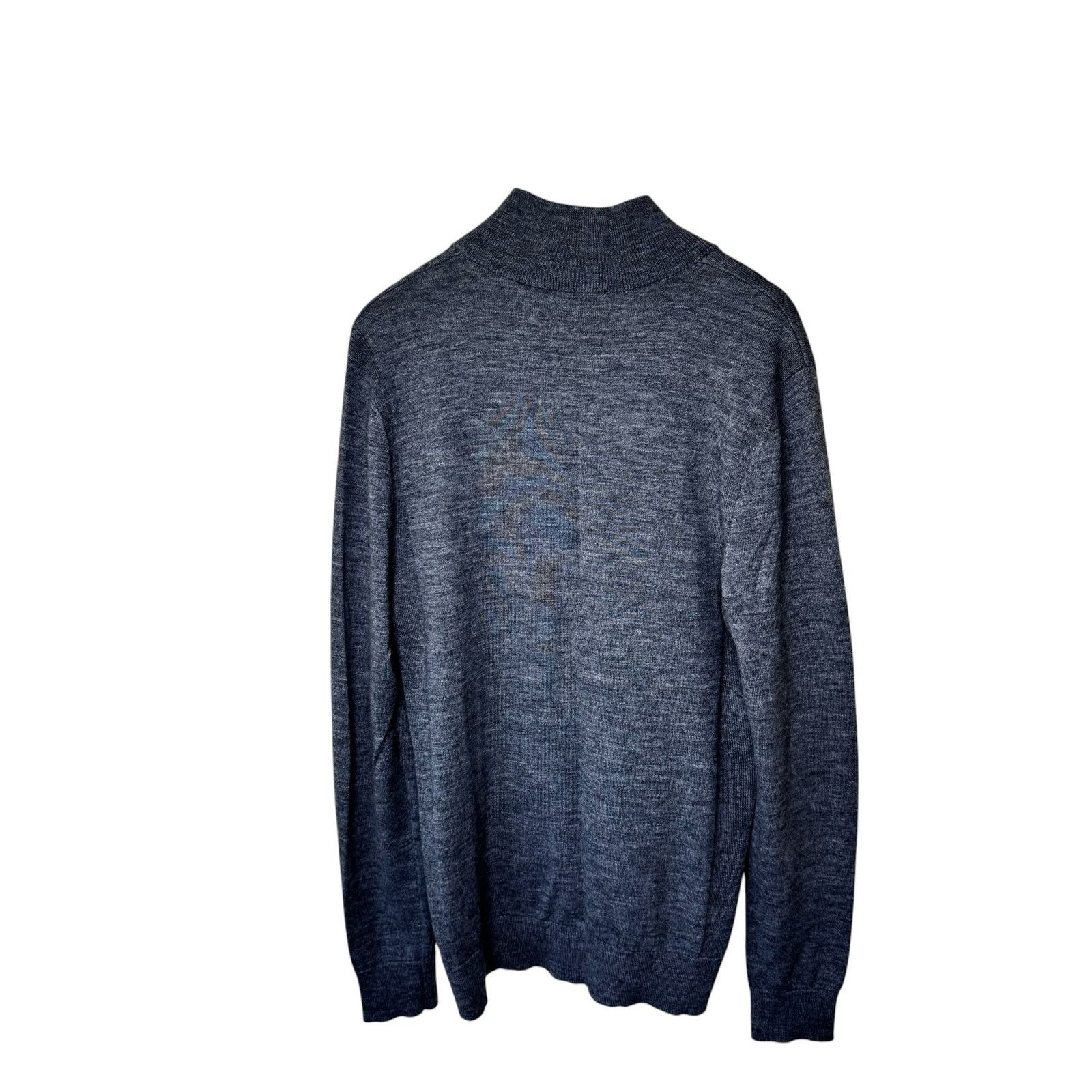 Express EXPRESS Set of (2) Merino Wool Blend Sweaters Black Gray M Size US M / EU 48-50 / 2 - 3 Thumbnail