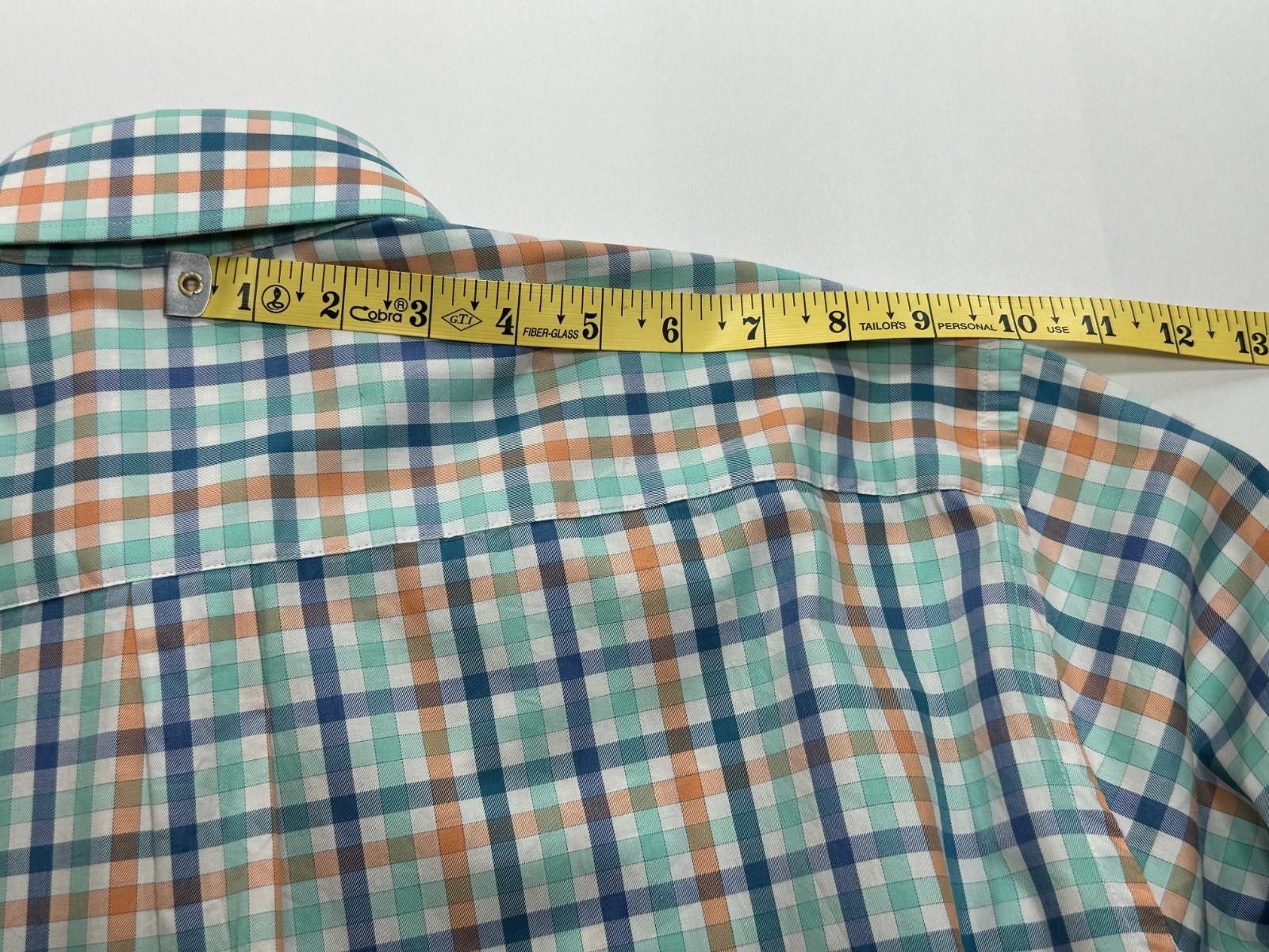 Peter Millar Peter Millar Checked 100% Cotton Button Up Multicolor Mens L Size US L / EU 52-54 / 3 - 6 Thumbnail