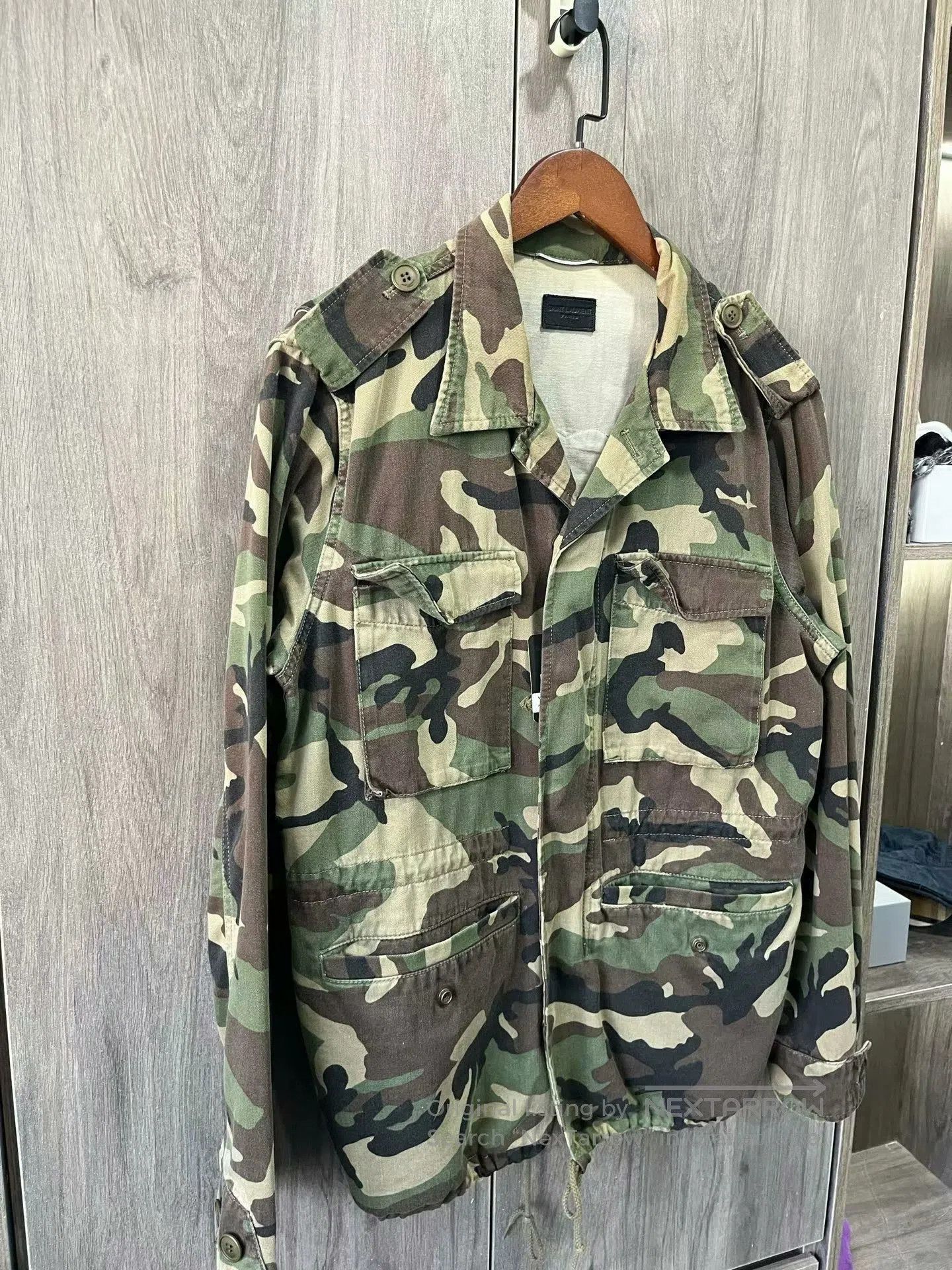 Saint Laurent Paris camouflage utility jacket by Saint Laurent. Size US S / EU 44-46 / 1 - 1 Thumbnail