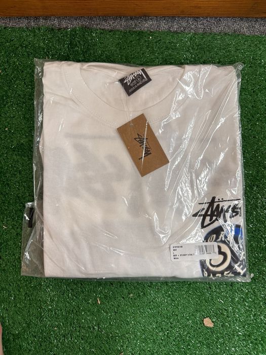 Stussy Stussy Born X Raised 8-Ball Tee White L New In Hand | Grailed